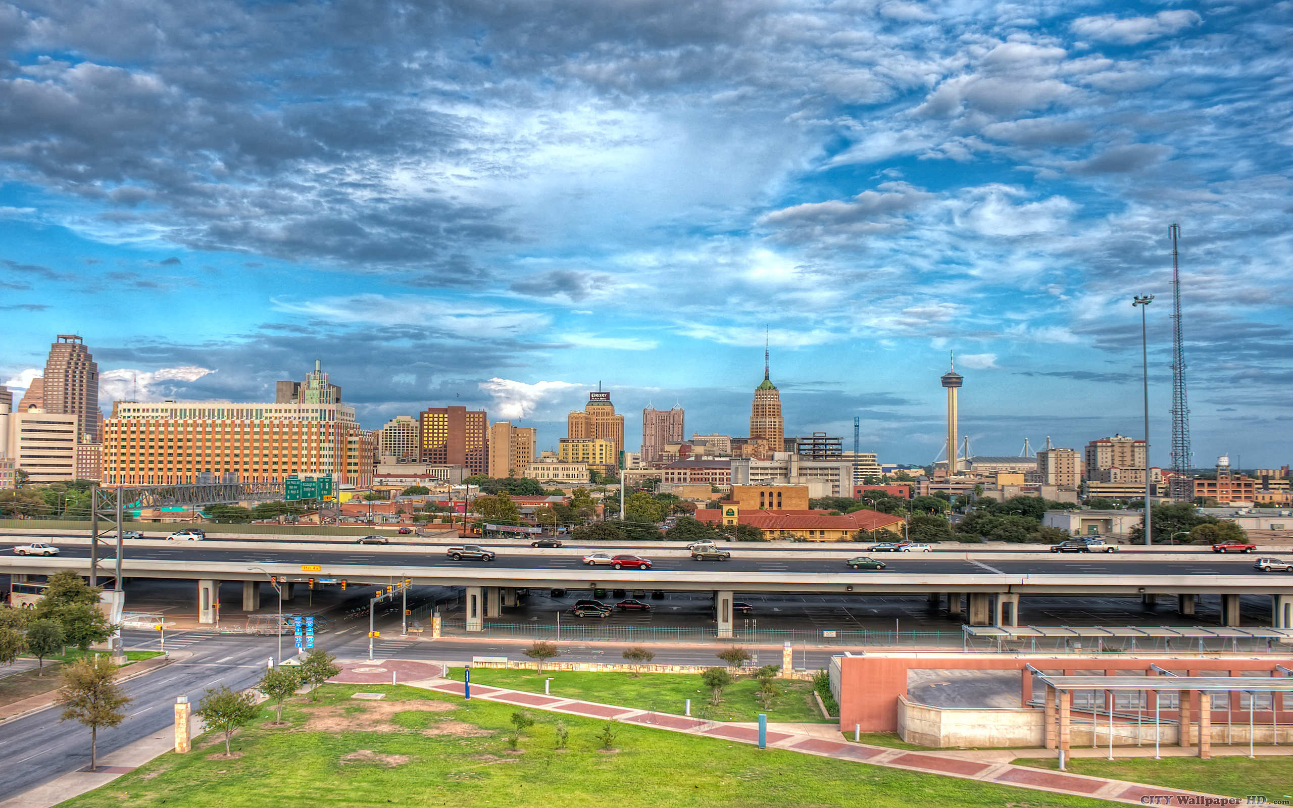 San Antonio Skyline, Travels, San Antonio wallpapers, Top free, 2560x1600 HD Desktop