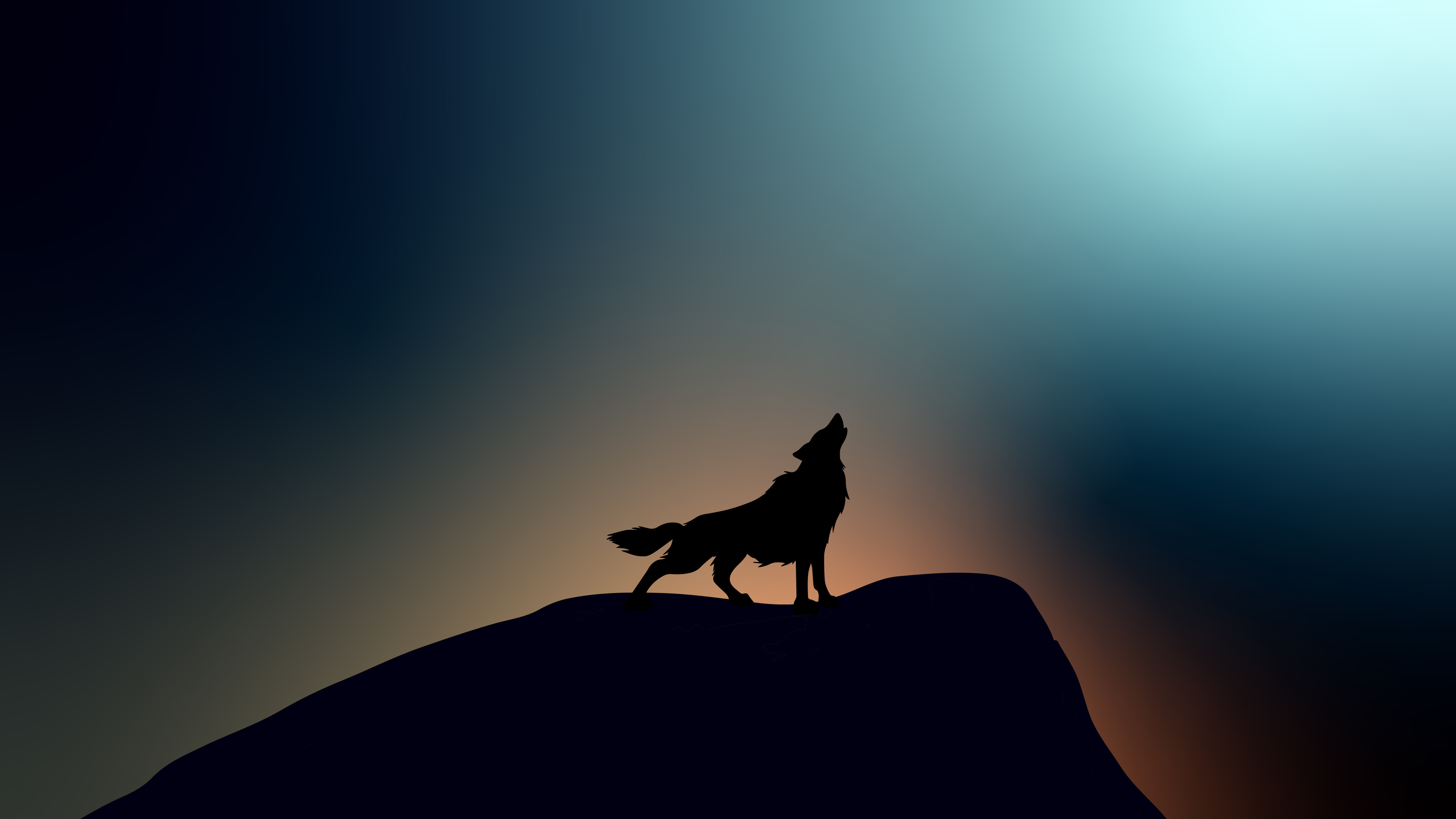 Howling wolf, Intricate details, HD wallpapers, Captivating imagery, 3840x2160 4K Desktop