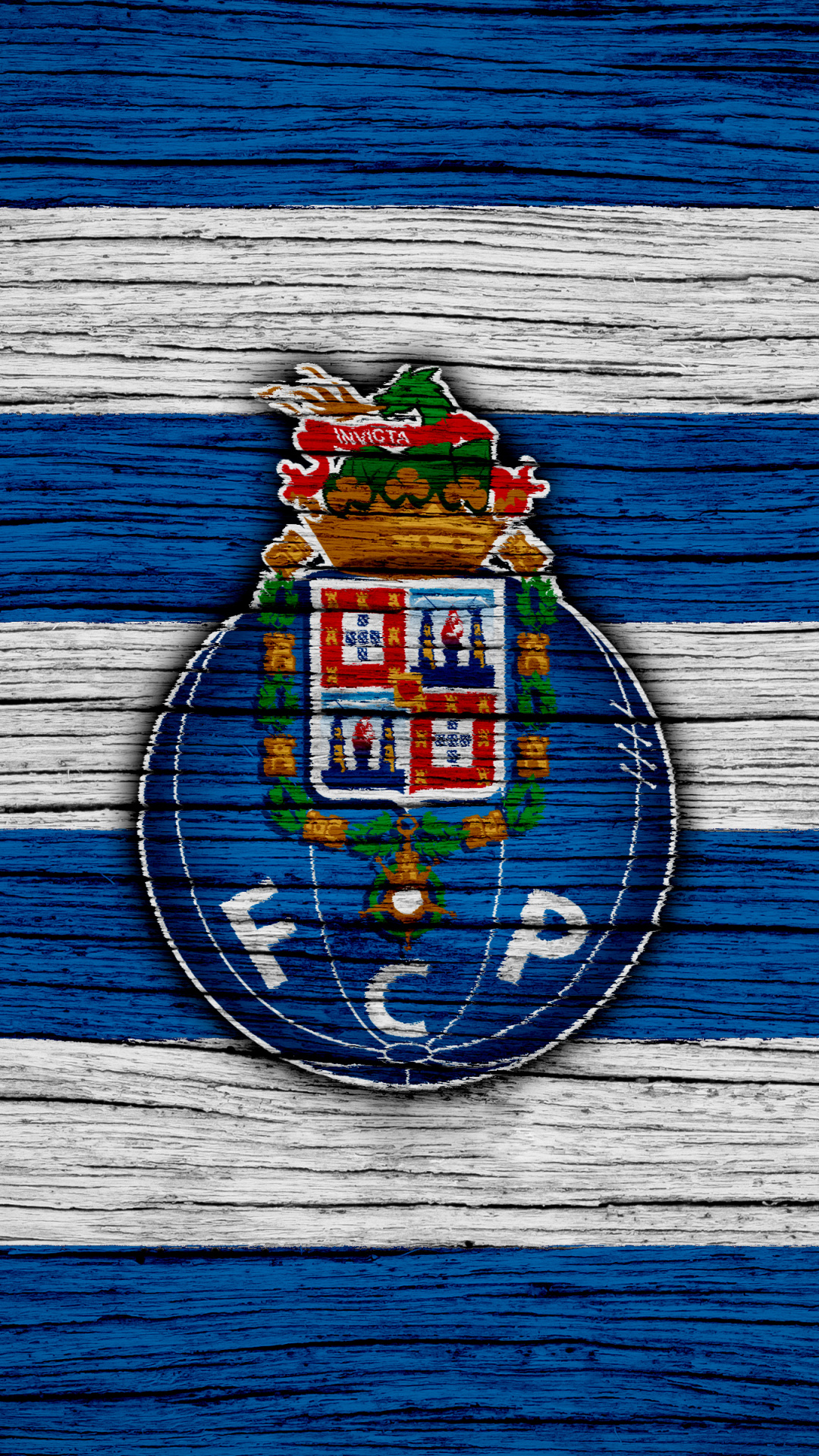 FC Porto: A Portuguese football club whose team plays in the first Portuguese football league. 1080x1920 Full HD Background.