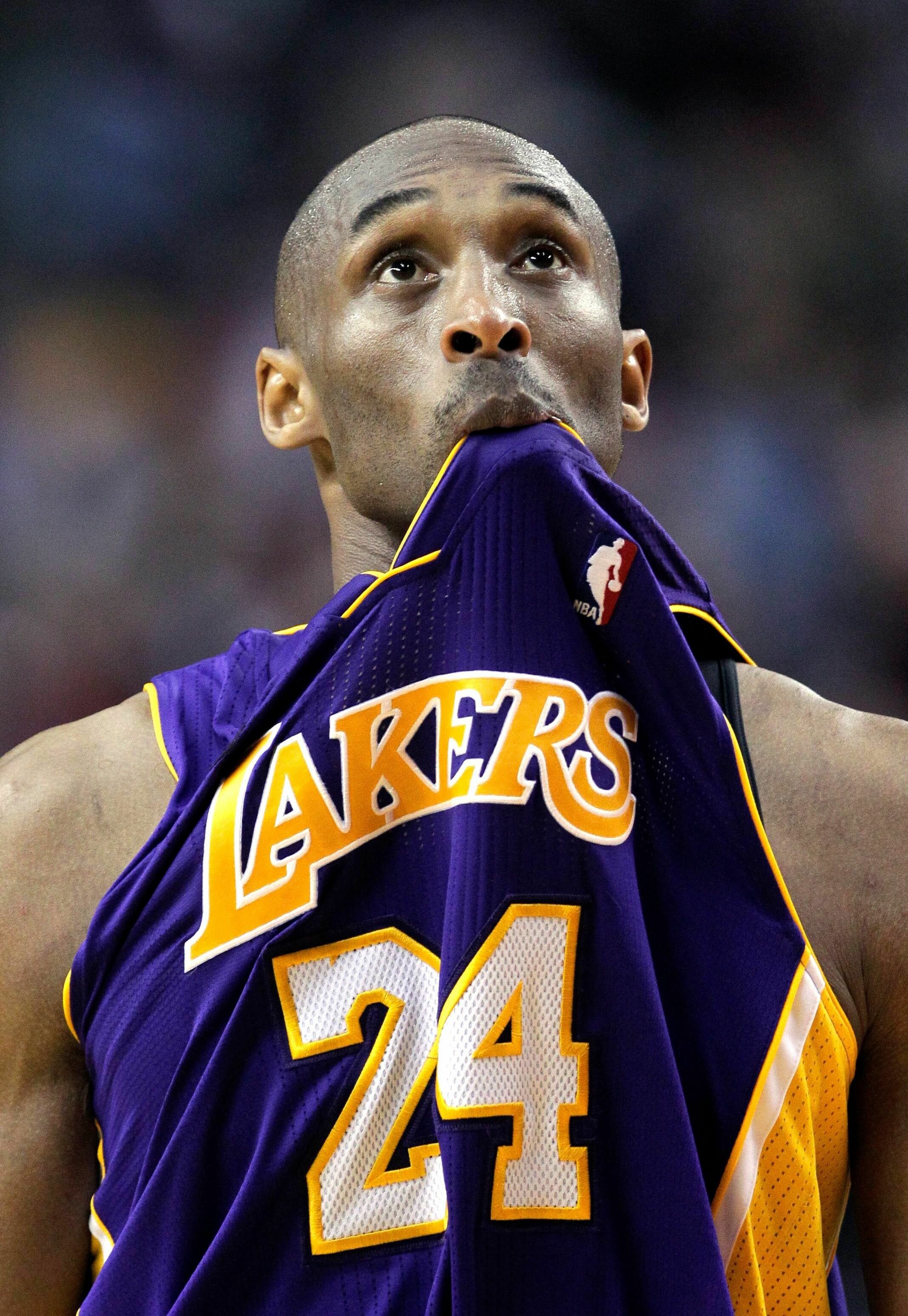 Kobe Bryant: An American professional basketball player, Los Angeles Lakers. 2140x3100 HD Background.
