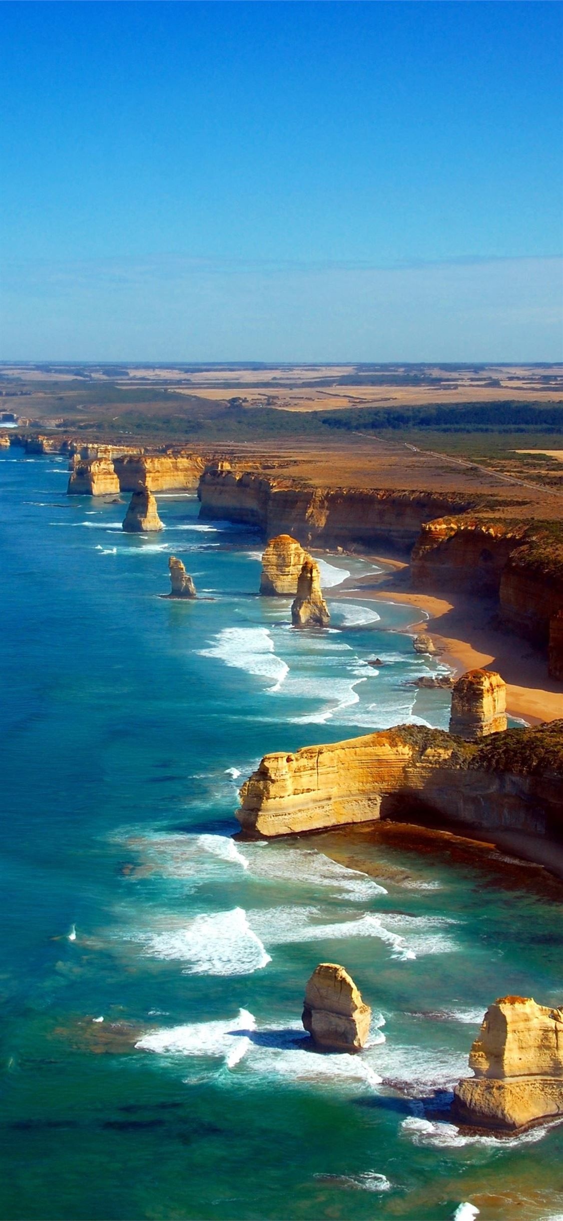 Twelve Apostles, 100 most beautiful places to visit, Australia, 1130x2440 HD Phone