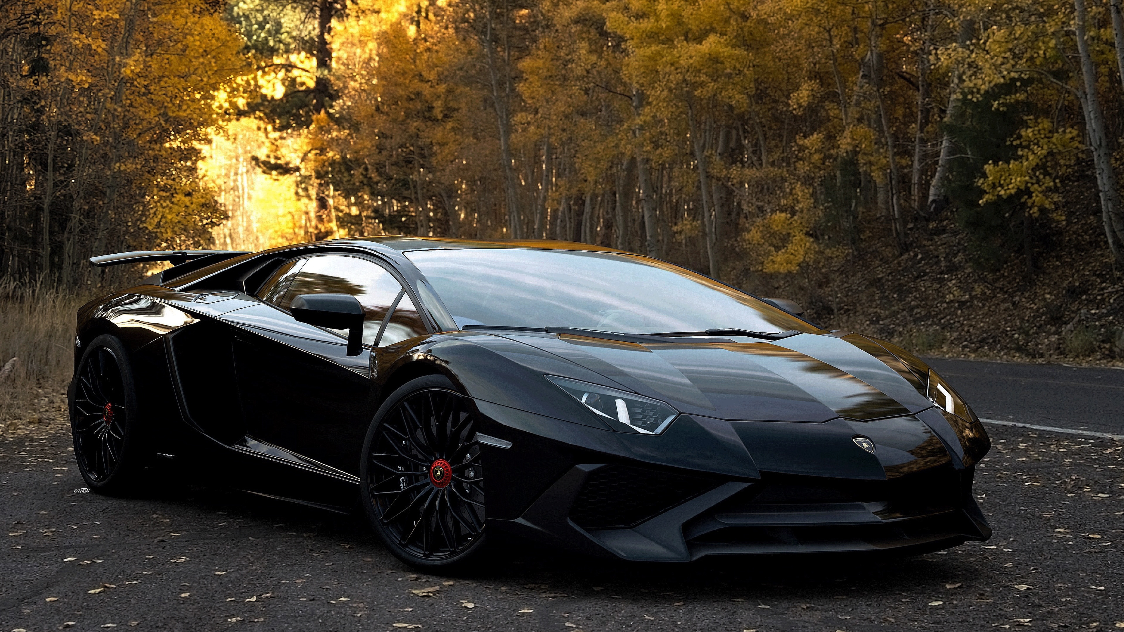 Lamborghini Aventador, Exotic masterpiece, Unparalleled speed, Awe-inspiring beauty, 3840x2160 4K Desktop