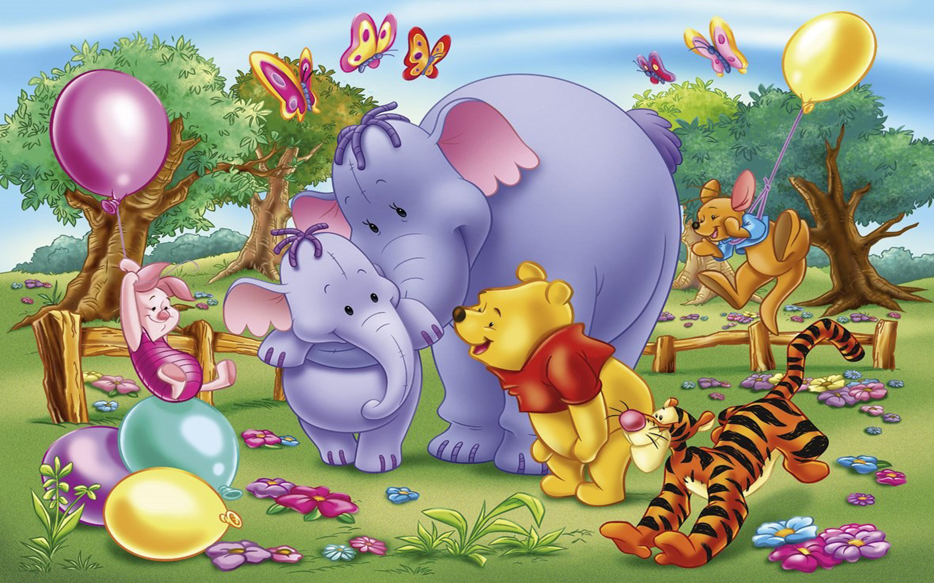 Winnie the Pooh Animation, Puzzle, Disney, Wallpaper, 1920x1200 HD Desktop