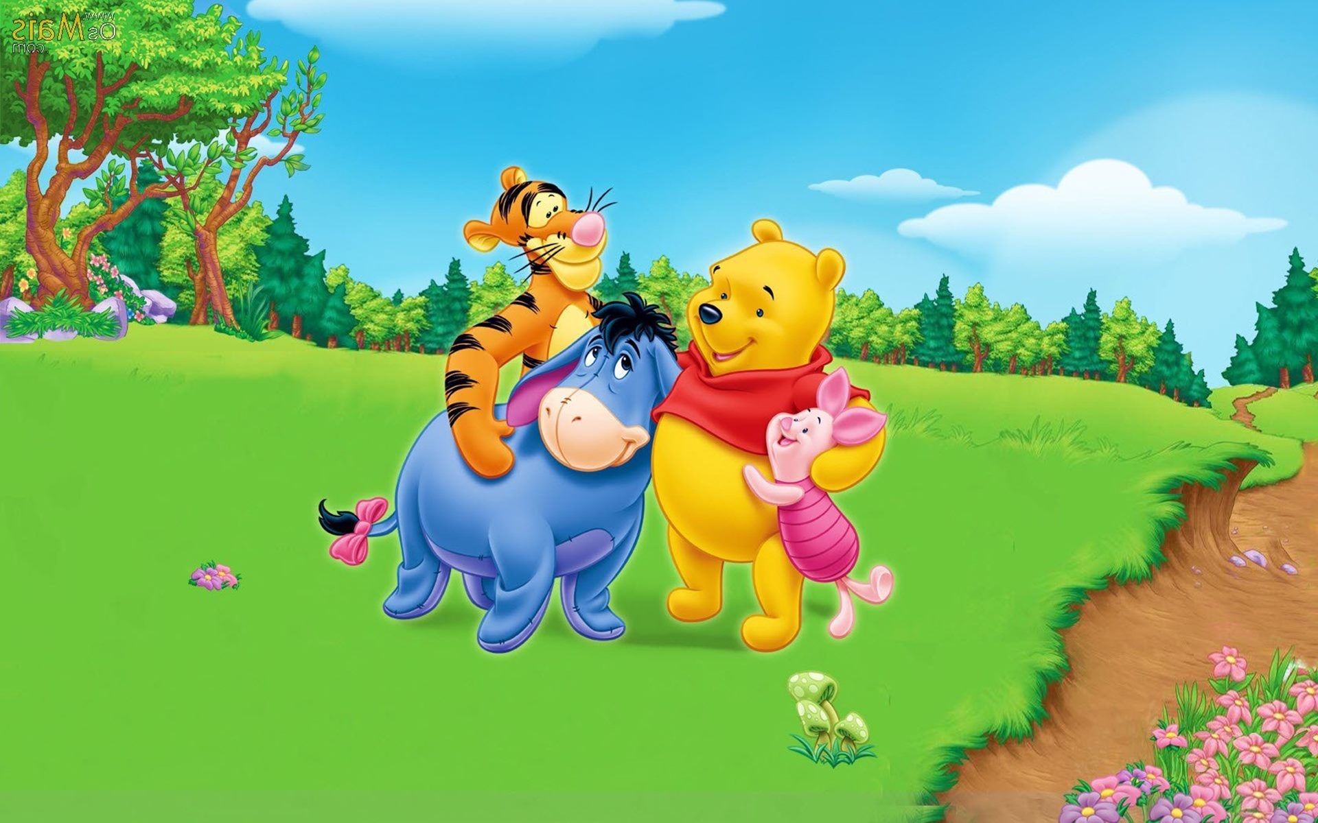 Winnie the Pooh desktop wallpapers, Animated characters, 1920x1200 HD Desktop