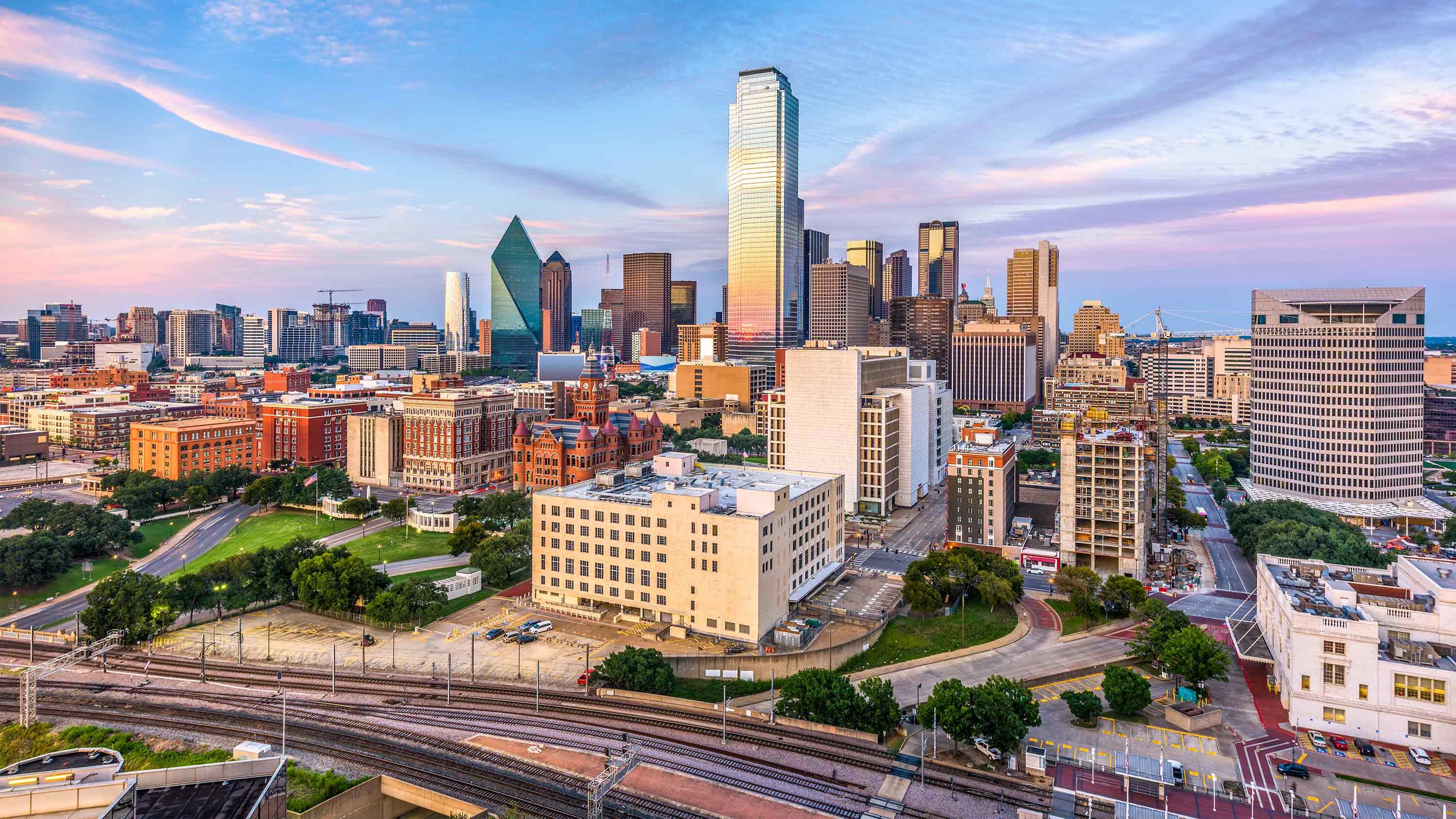 Dallas skyline, Financial Additions, 3000x1690 HD Desktop