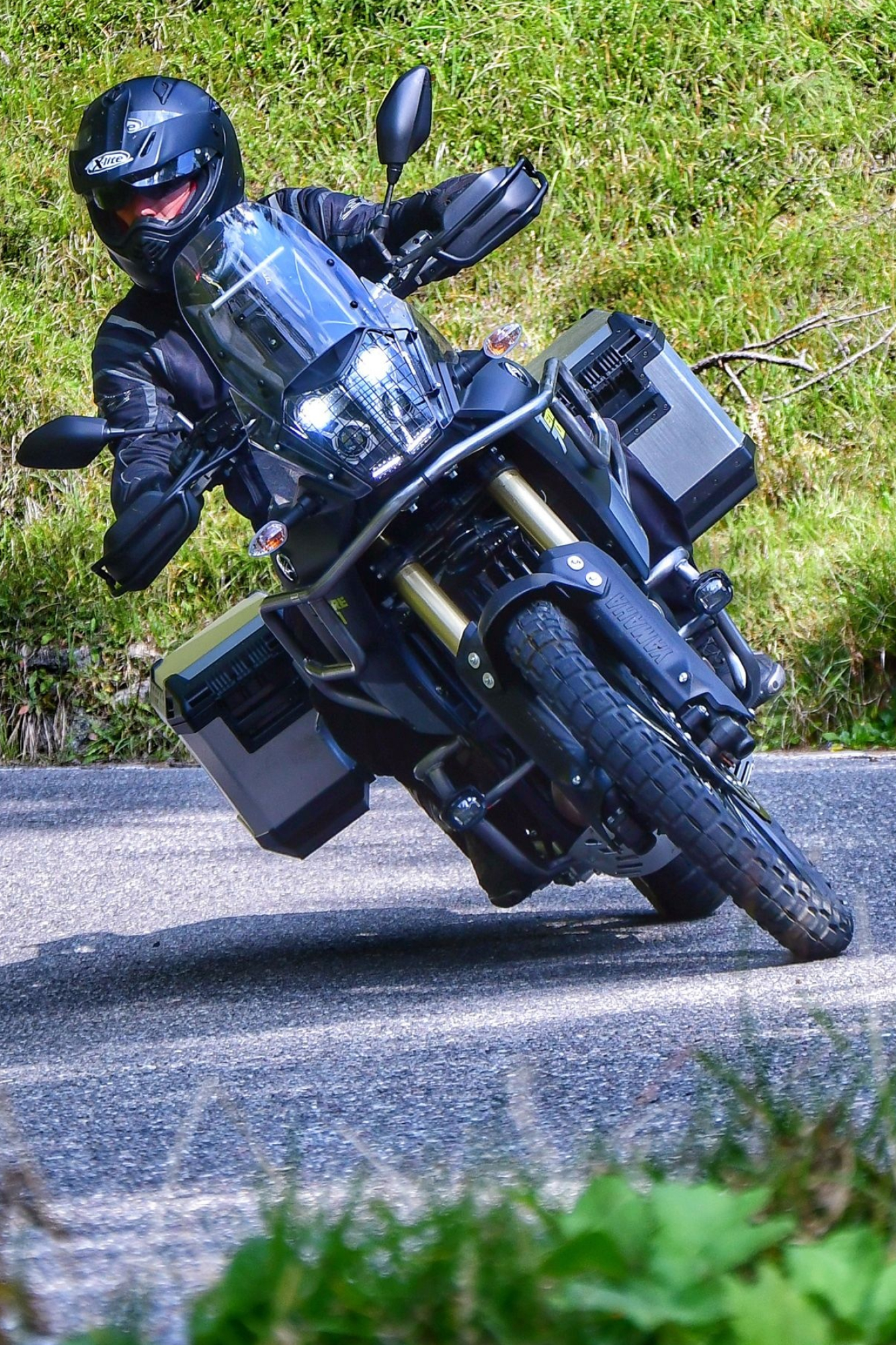 Yamaha Tenere 700, Motorcycle case, Adventure bike, Luggage, 1340x2000 HD Phone