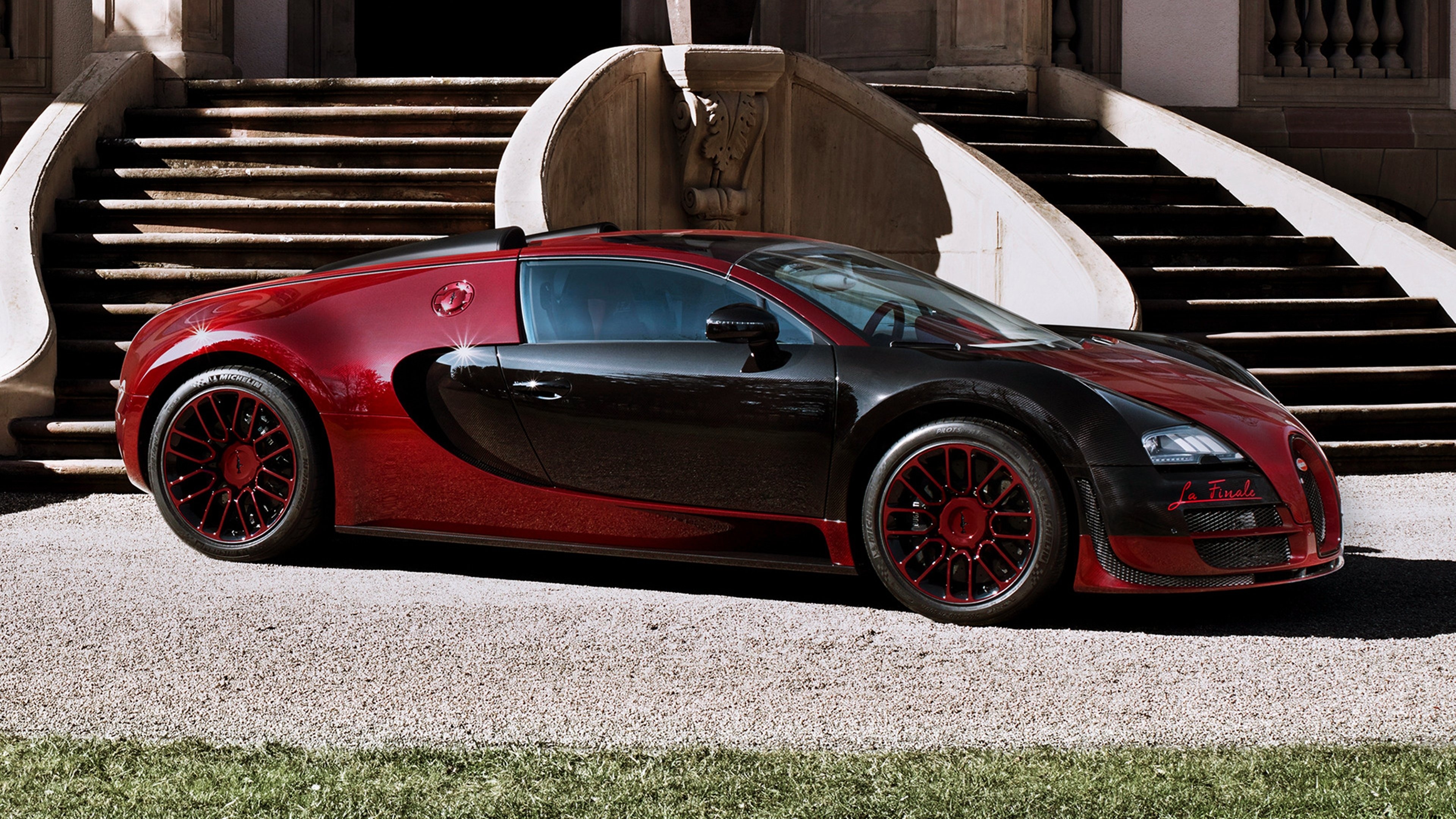 Bugatti Veyron, Grand Sport Vitesse, La Finale, Buildings, 3840x2160 4K Desktop