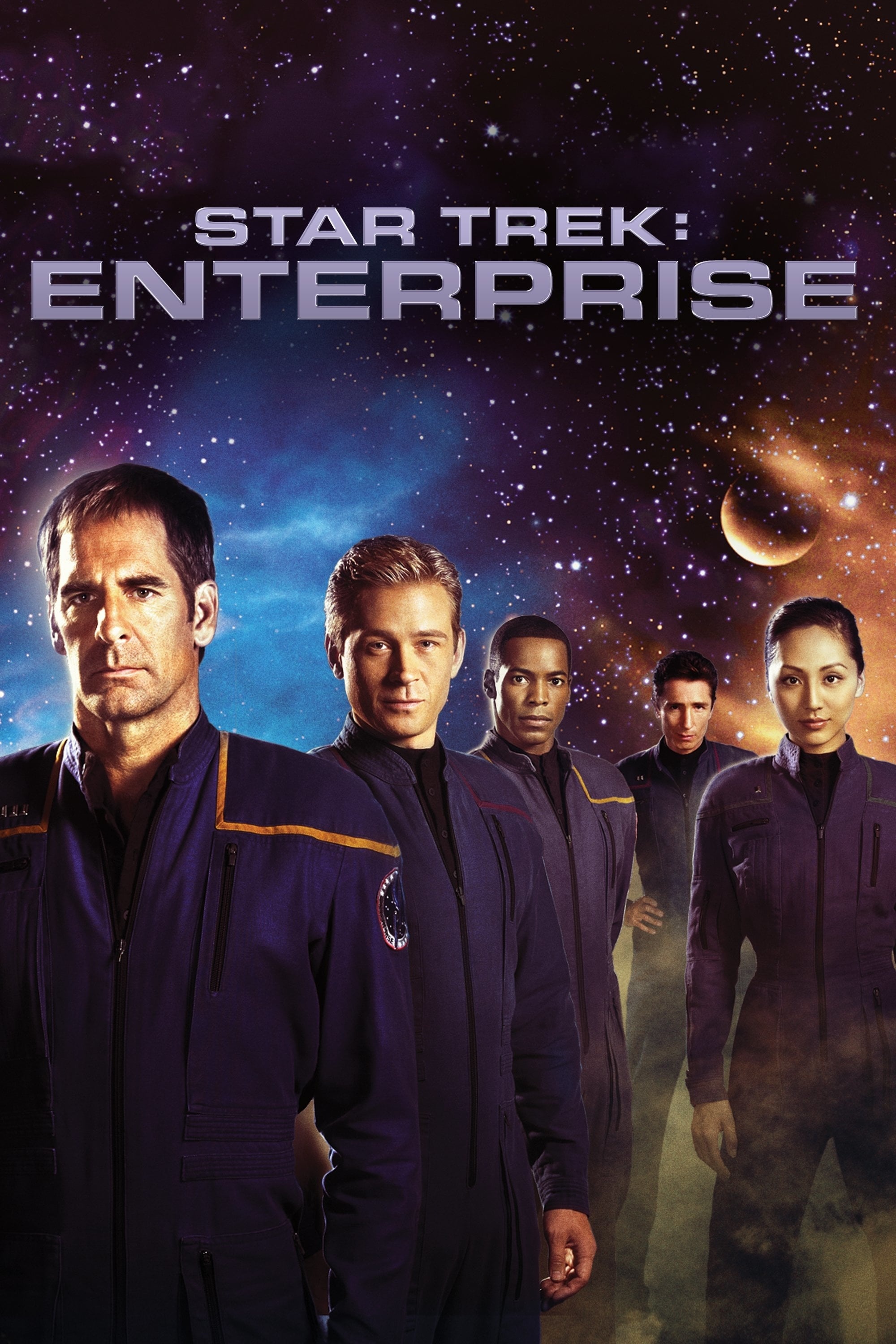 Enterprise (TV Series): Star Trek, An American science fiction television series, Created by Rick Berman and Brannon Braga. 2000x3000 HD Background.