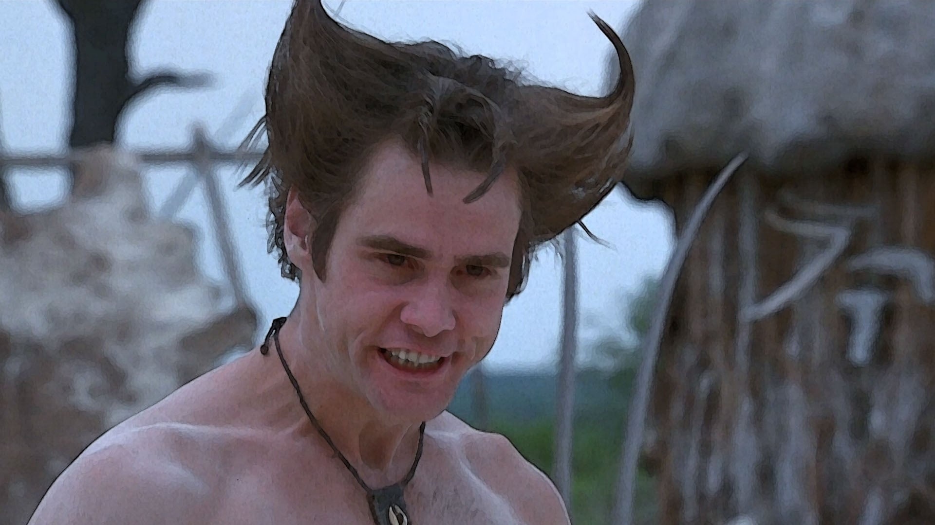 Ace Ventura: A title character created by screenwriter Jack Bernstein, Comedian, Carrey. 1920x1080 Full HD Background.