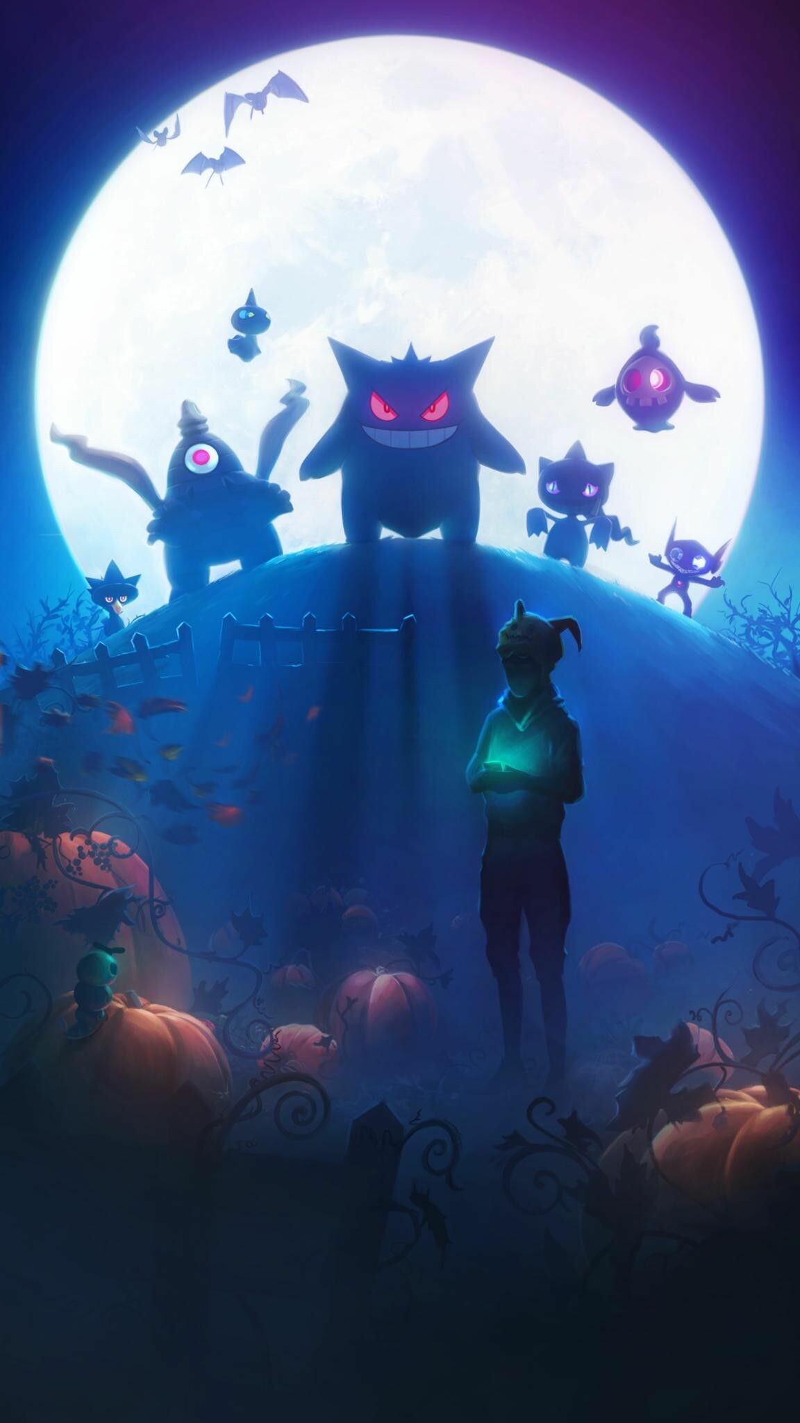 Pokemon GO, Halloween theme, Festive wallpapers, Spooky Pokmon, 1160x2050 HD Phone