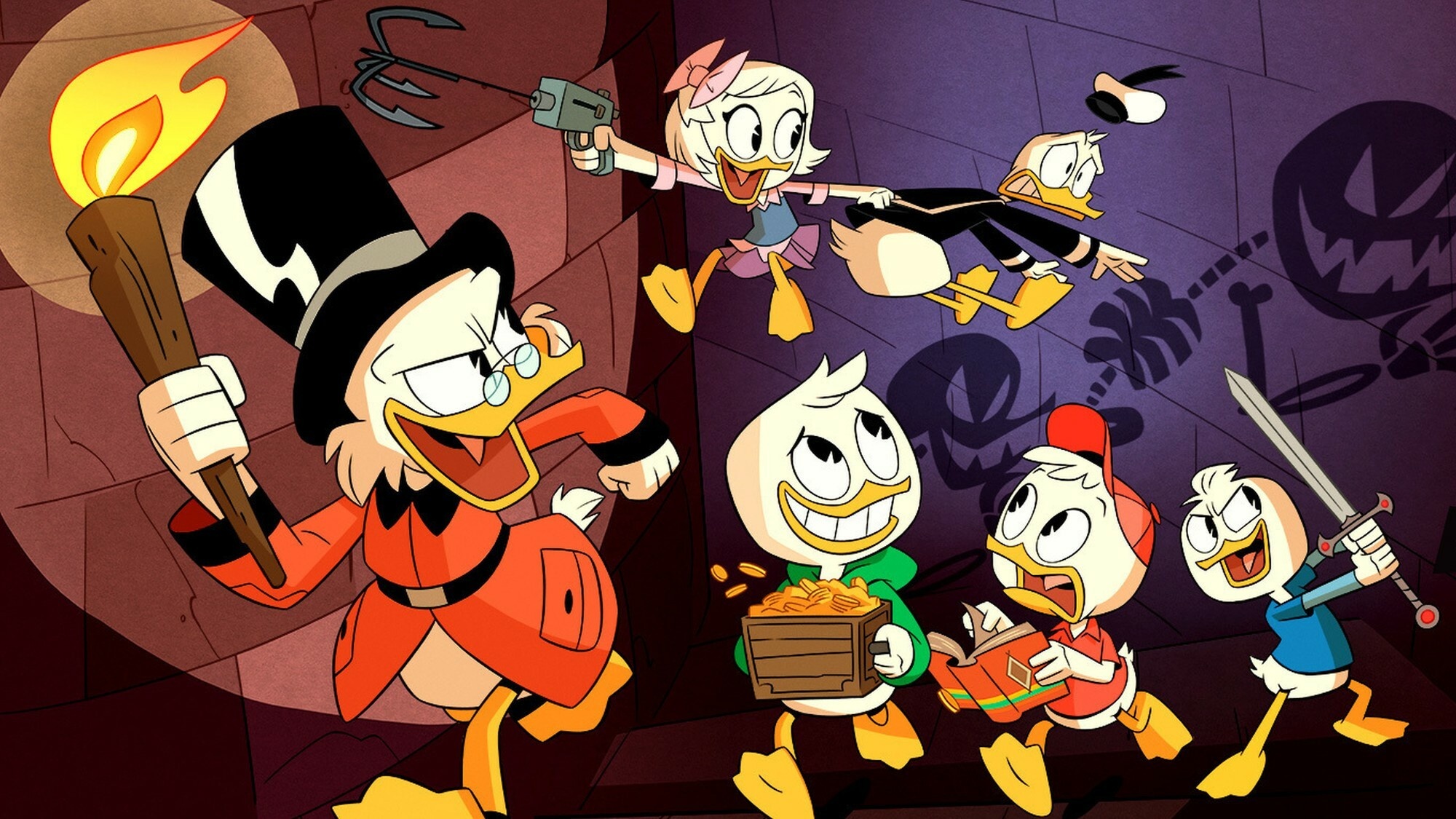 DuckTales Animation, Disney reboot, 3rd season, Ducktales, 2000x1130 HD Desktop