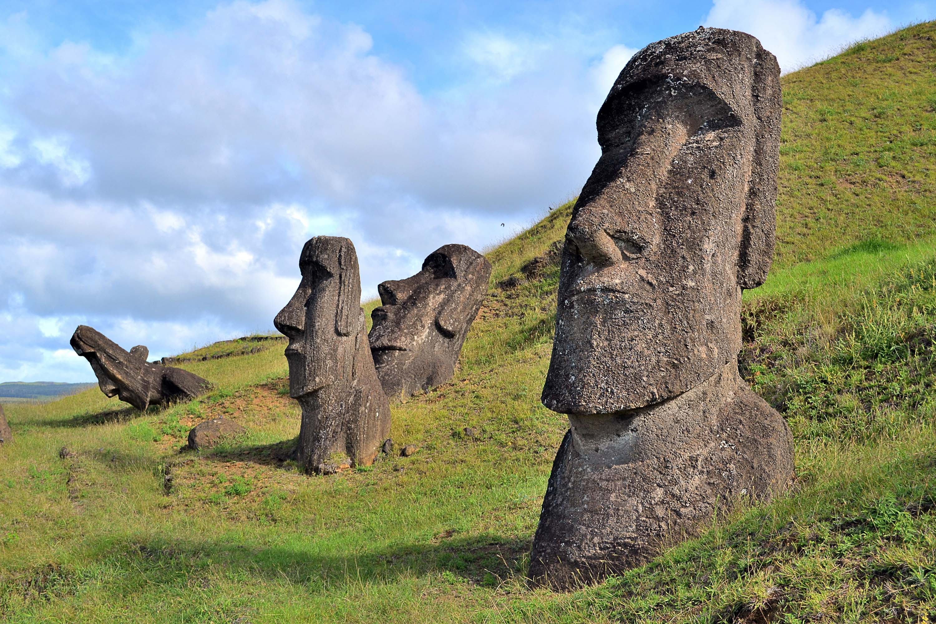 Easter Island statues, Research findings, Enigmatic mysteries, Historic wonders, 3000x2000 HD Desktop