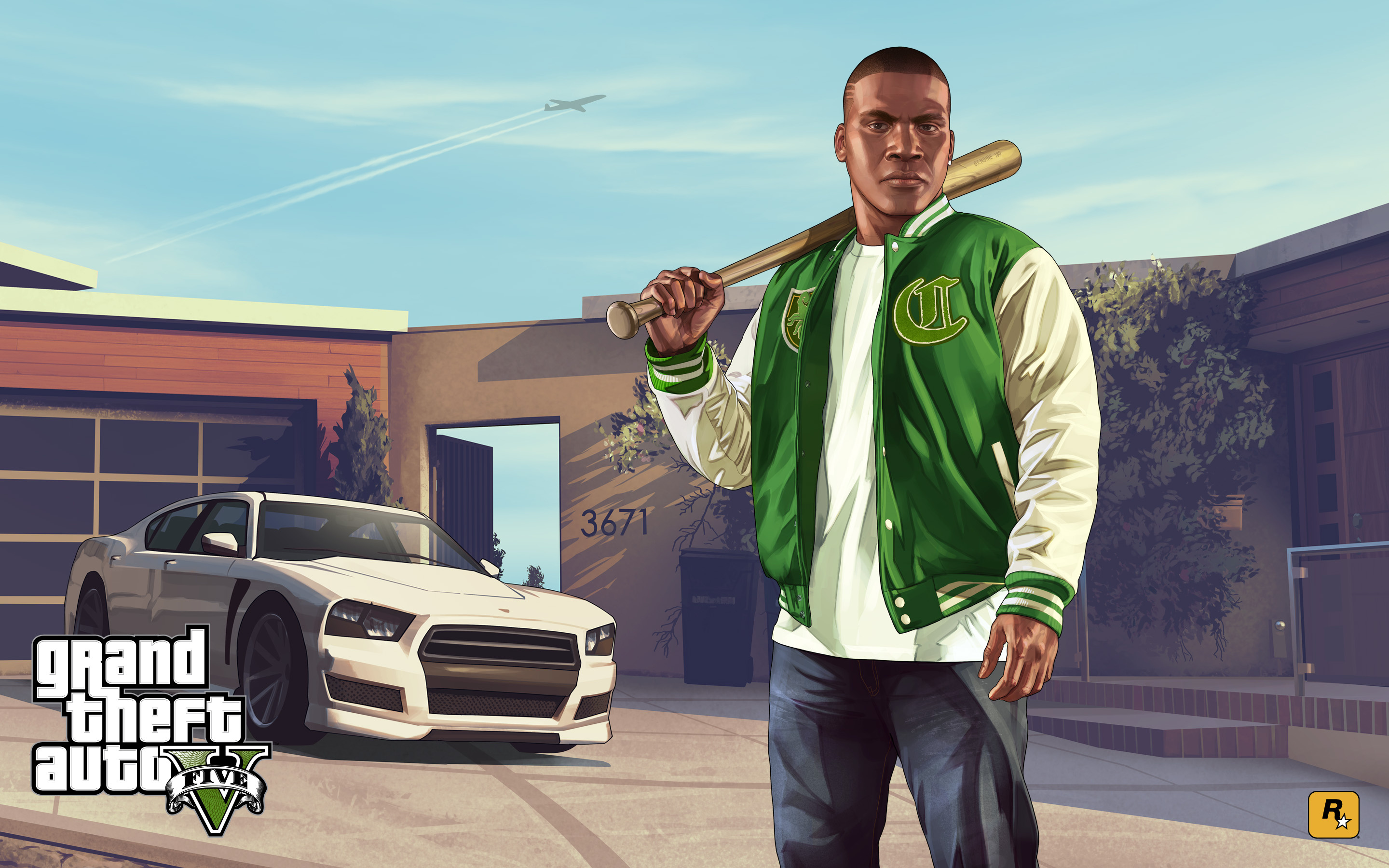 GTA V, Diverse wallpaper collection, Immersive gaming experience, Rockstar Games' iconic title, 2880x1800 HD Desktop