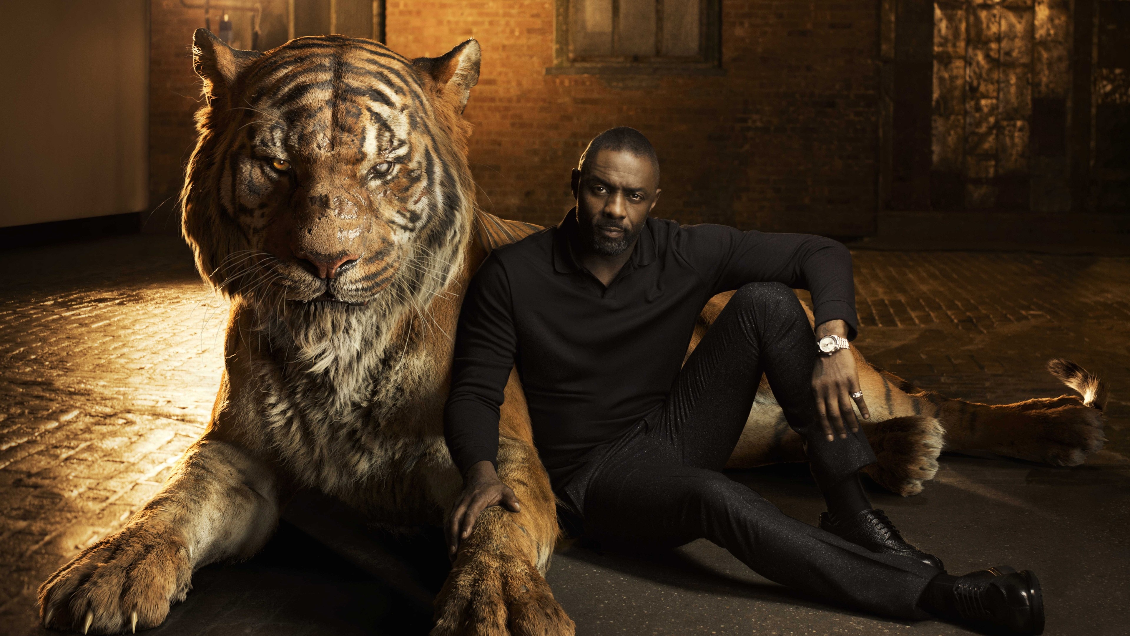 Idris Elba, Movies, Tiger, 4k, 3840x2160 4K Desktop