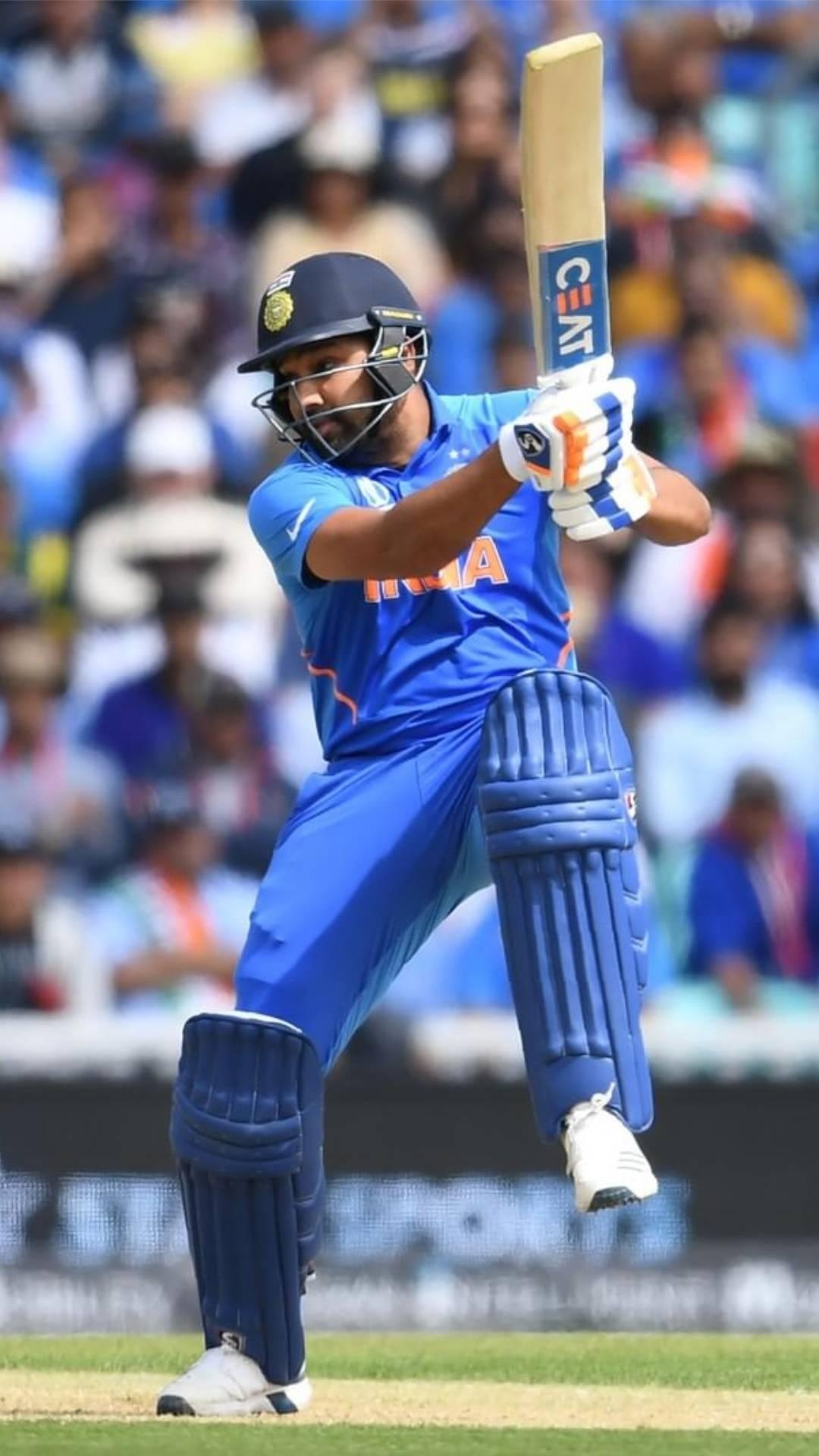 Cricket: Rohit Gurunath Sharma, Indian international cricketer, The current captain of the Indian national team. 1080x1920 Full HD Wallpaper.