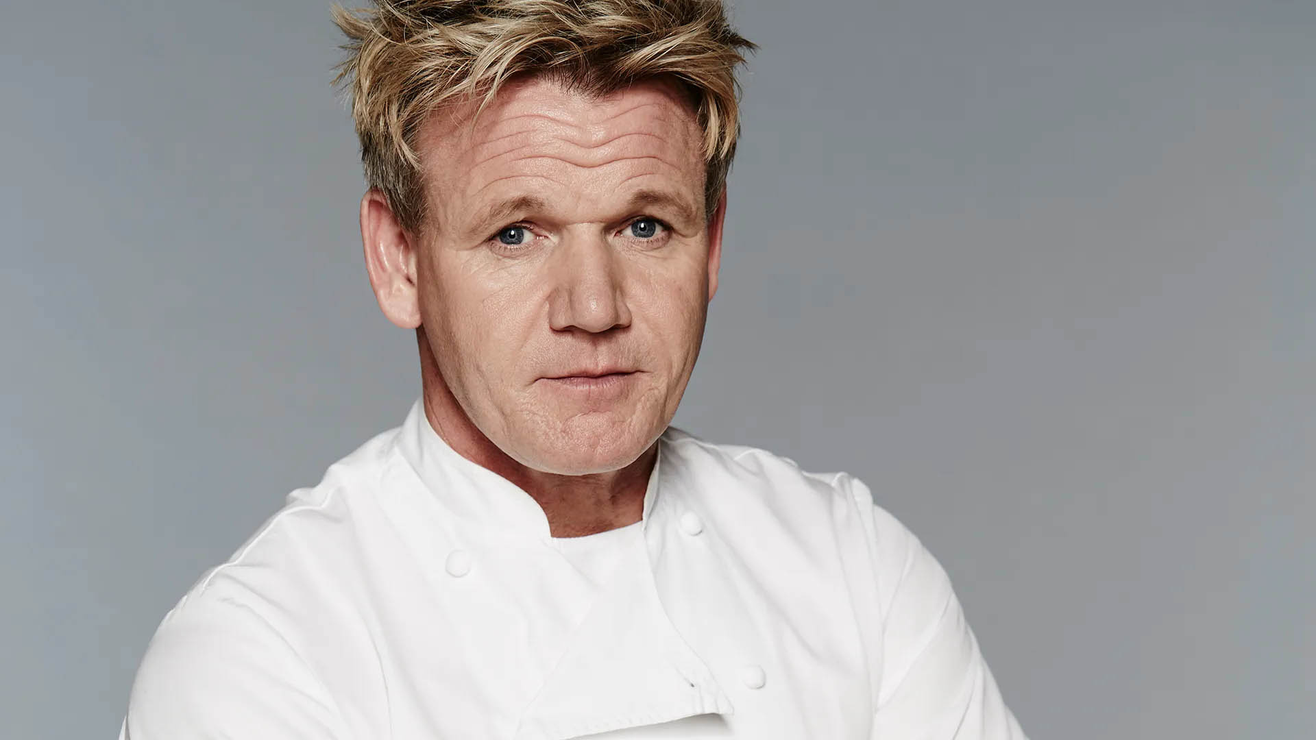 Gordon Ramsay: The third person to have won three Catey Awards, A British chef. 1920x1080 Full HD Background.