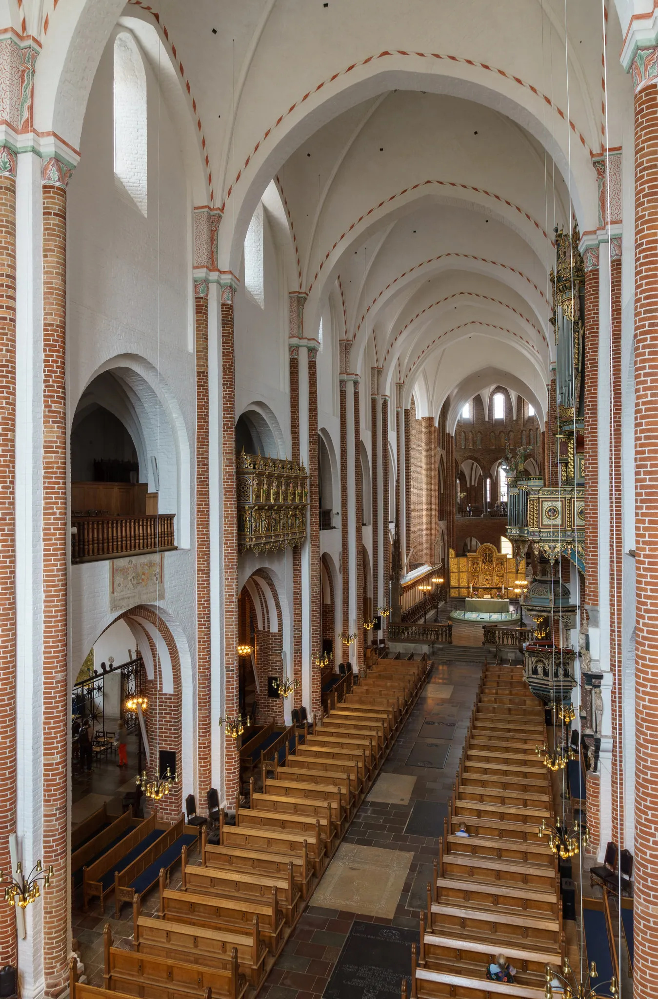Roskilde Cathedral, Heritage site, Architectural wonder, Danish history, 1350x2050 HD Phone