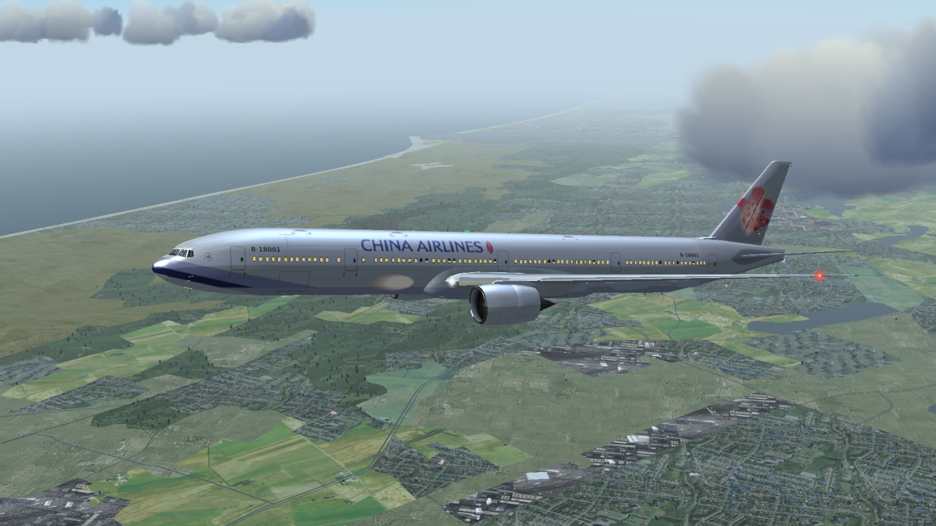 China Airlines, FlightGear forum, China Southern, Eastern liveries, 1920x1080 Full HD Desktop