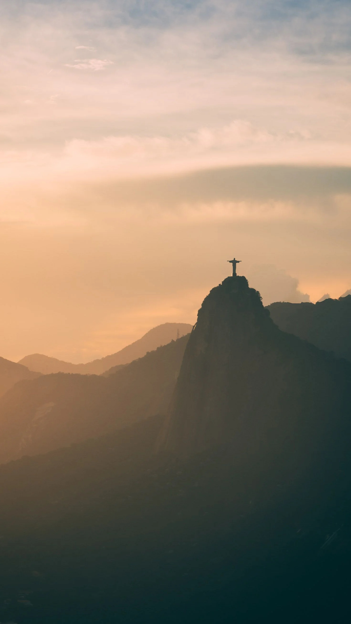Corcovado Mountain, Christ the Redeemer wallpapers, Scenic backgrounds, 1480x2620 HD Phone