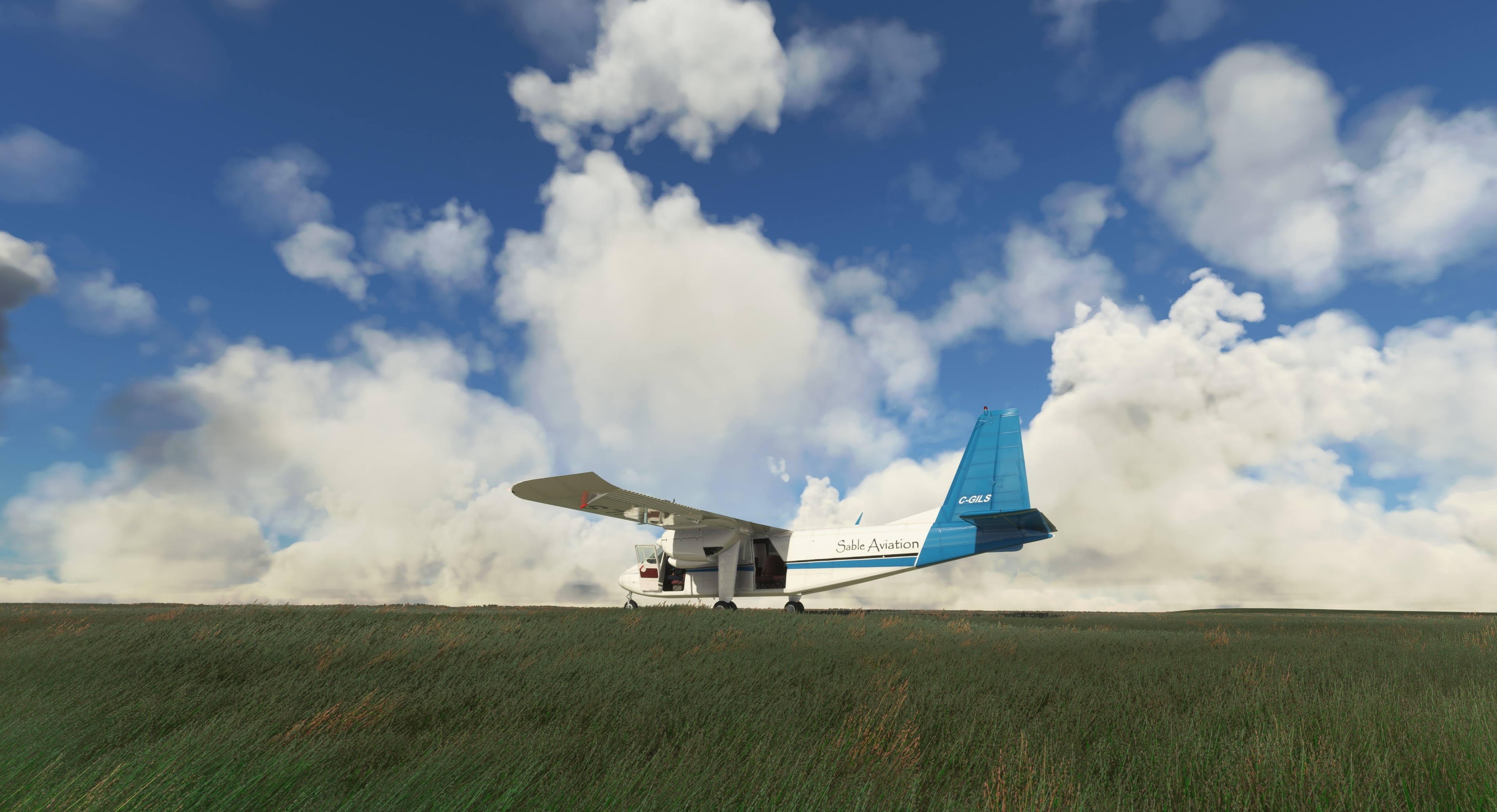 BN-2 Islander, Rare Mileage, Sable Island, AvSim Community, 3770x2050 HD Desktop