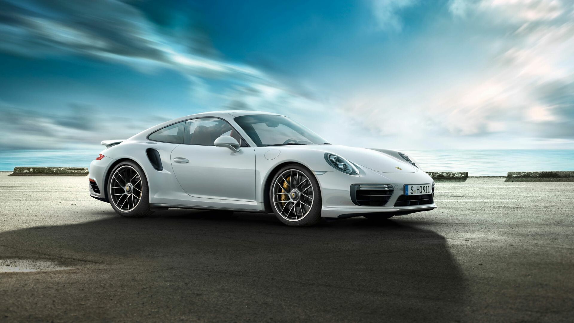 Porsche 911: The 997 GT3 RS was a homologation version of the GT3 RSR racing car. 1920x1080 Full HD Wallpaper.
