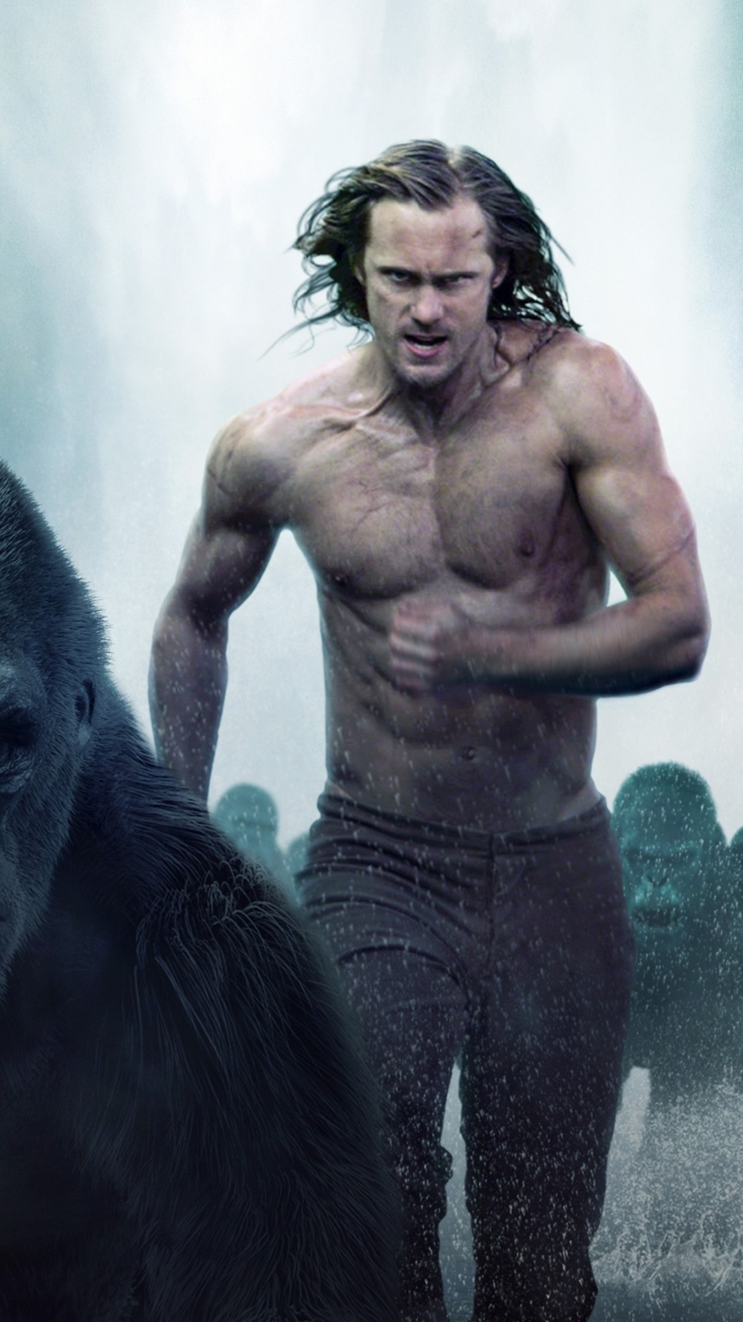 Alexander Skarsgard, The Legend of Tarzan wallpaper, Best movies 2016, 1080x1920 Full HD Phone