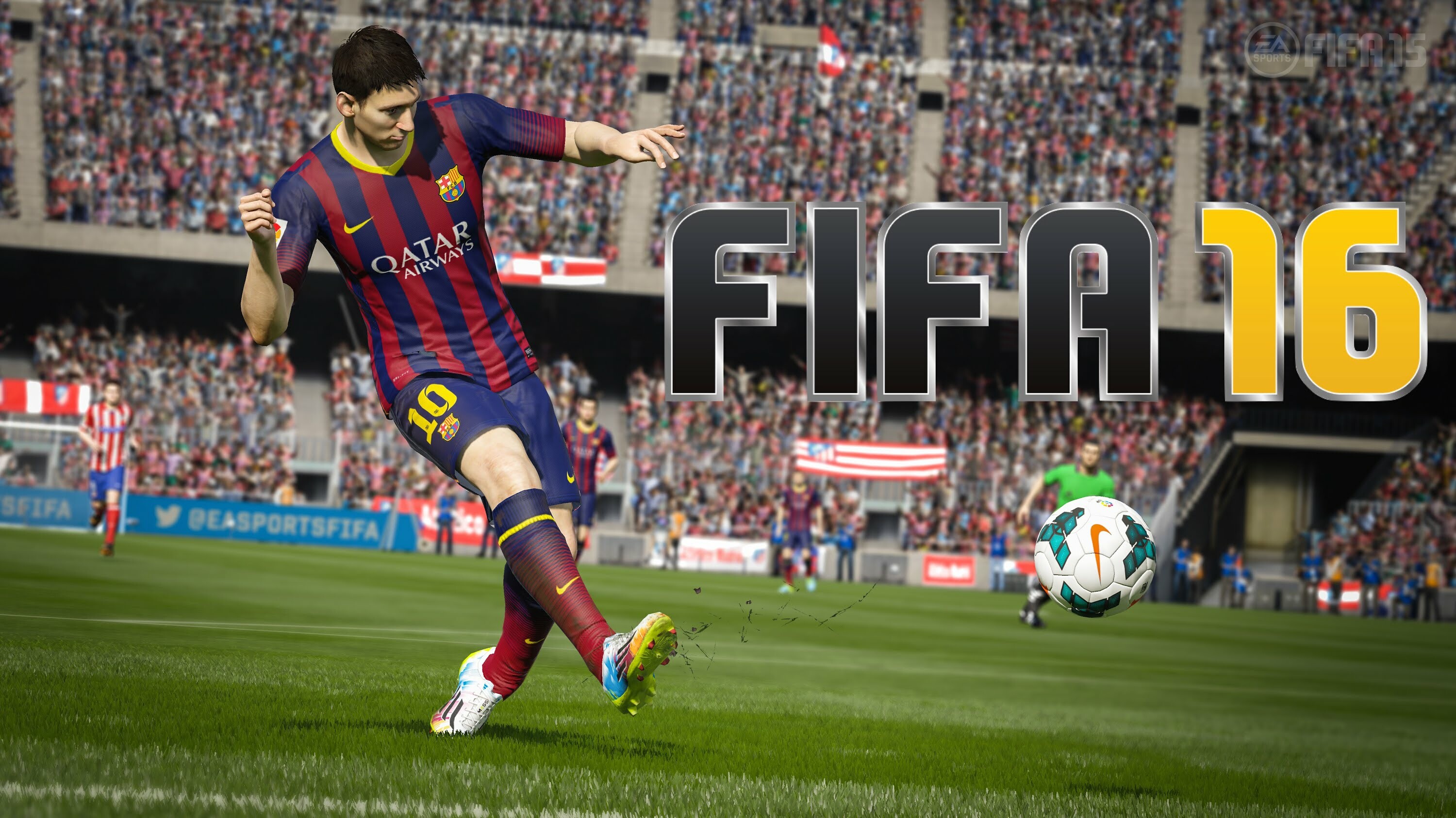 FIFA: The game contained 78 stadiums, including 50 real-world venues. 3000x1690 HD Wallpaper.