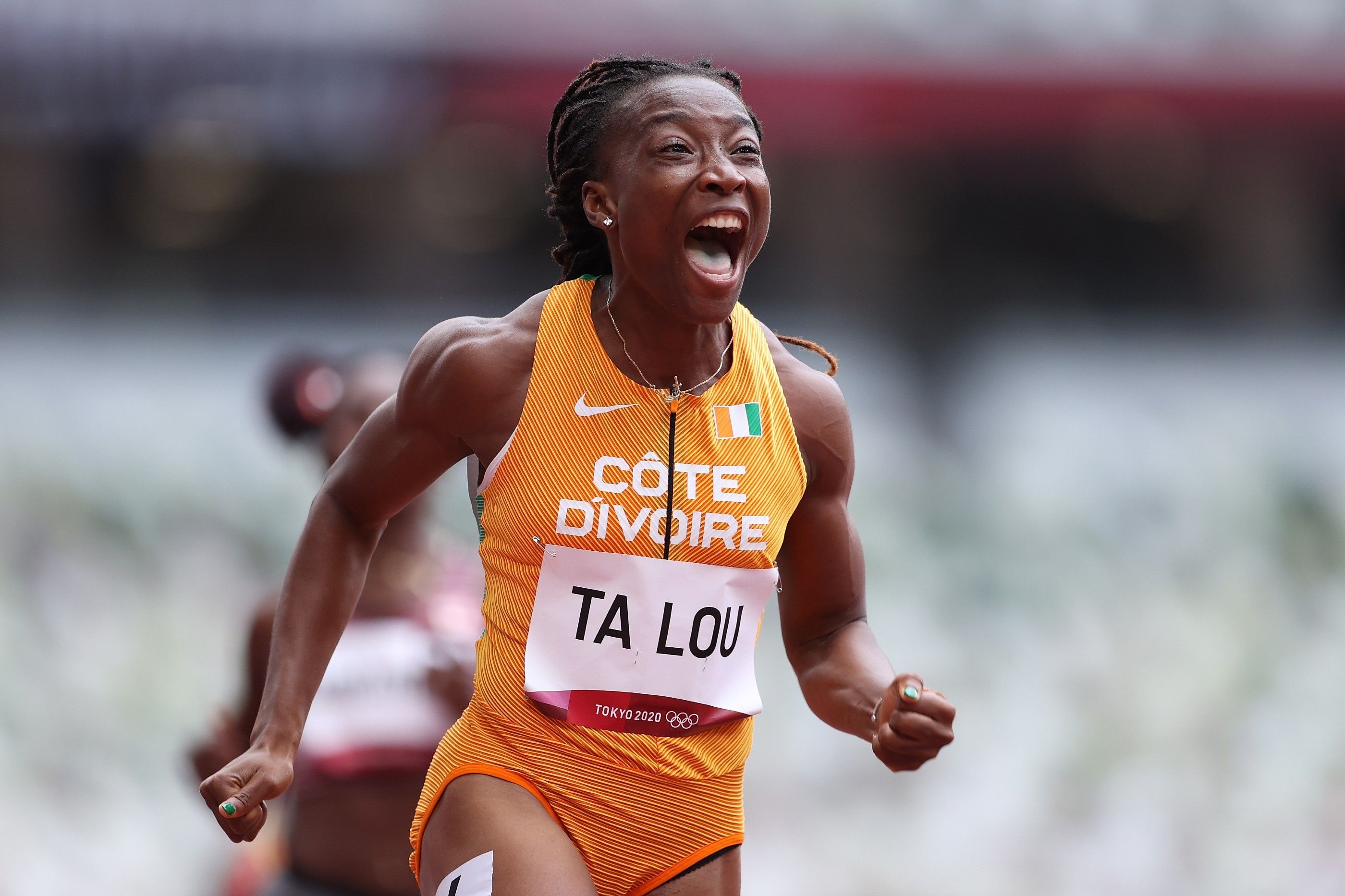 Marie-Josee Ta Lou, Tokyo Olympics, Athletics, 2800x1870 HD Desktop