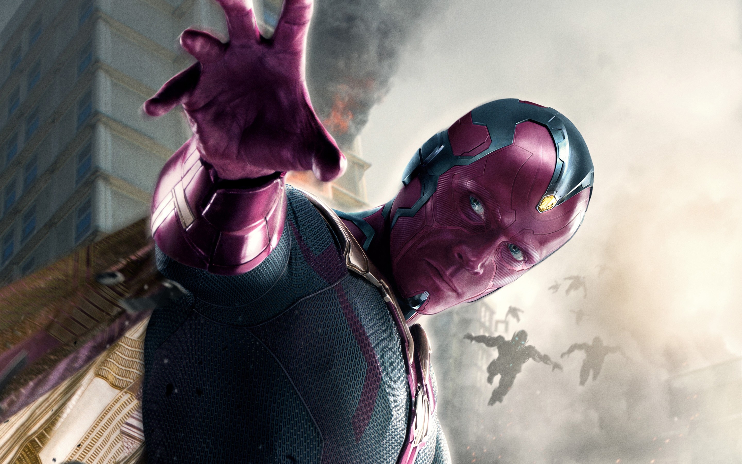 Avengers: Age of Ultron, Vision, High-definition wallpapers, Vibrant colors, 2880x1800 HD Desktop