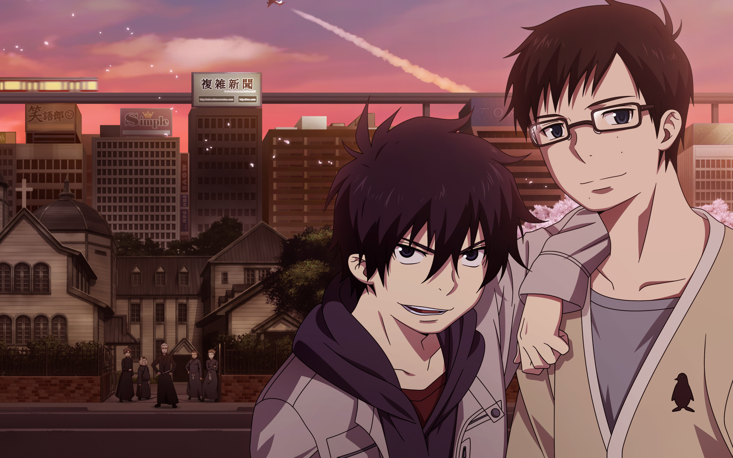 Blue Exorcist: Yukio Okumura, Rin's younger, fraternal twin brother, A teacher at True Cross Academy. 2560x1600 HD Background.