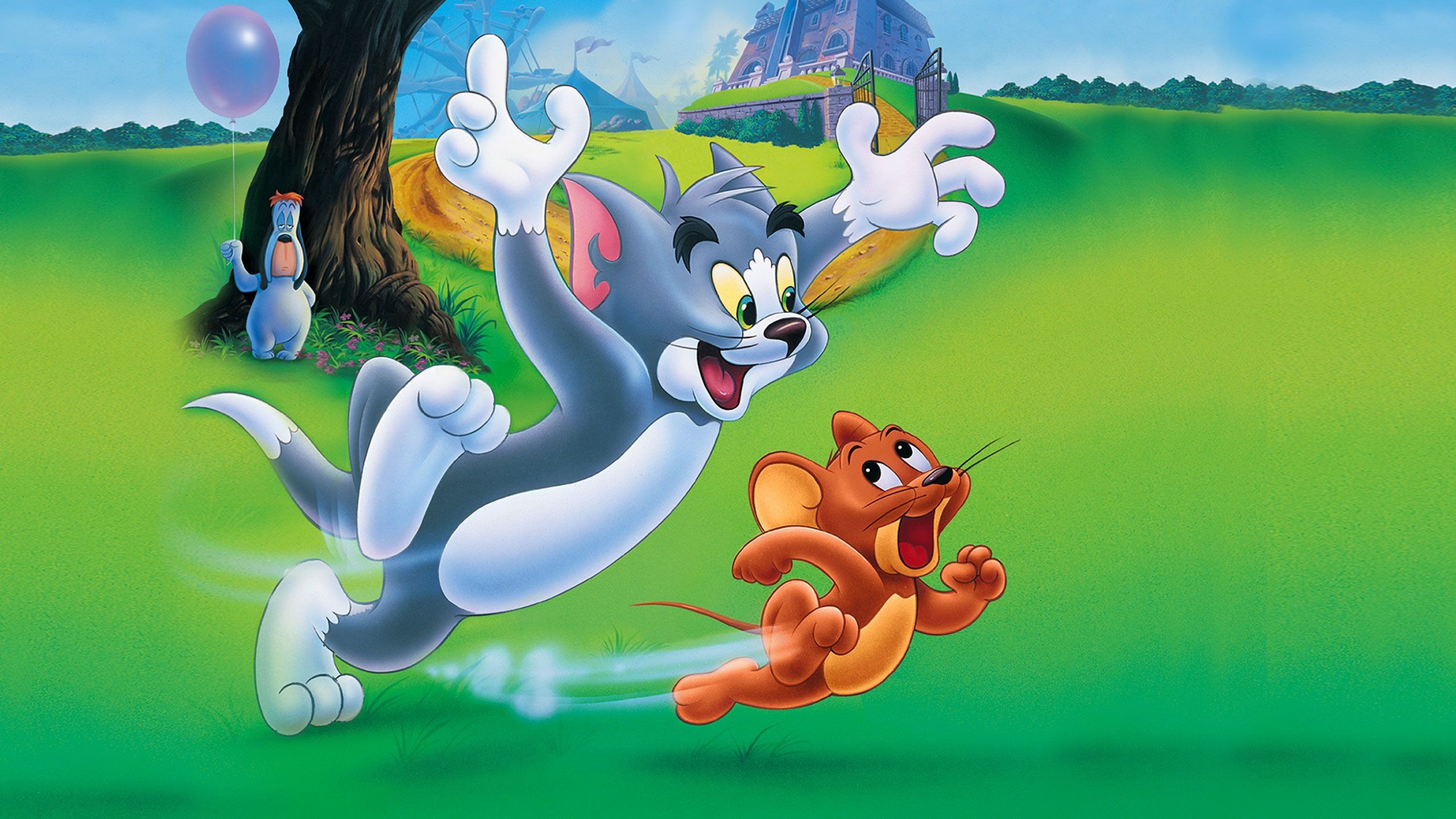 Tom and Jerry, Animated classic, Iconic duo, Memorable moments, 2560x1440 HD Desktop