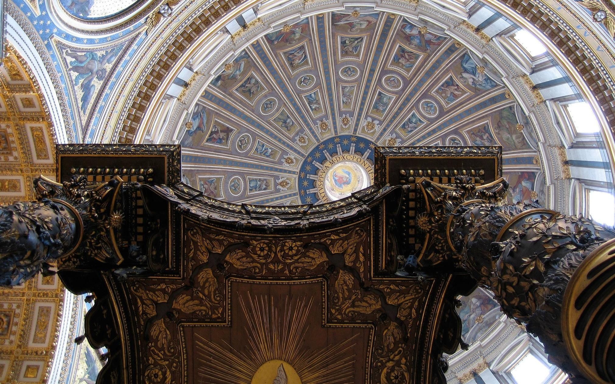 St. Peters Cathedral, Vatican City, Travels, St. Peter's Basilica, 2030x1270 HD Desktop