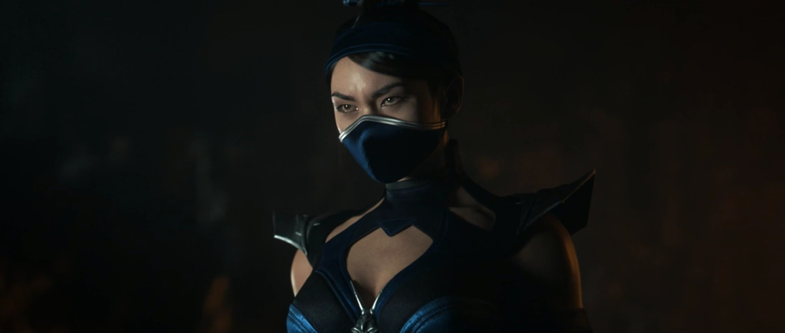 Kitana, Mortal Kombat 11, Live action trailer, Nintendo Connect, 2550x1080 Dual Screen Desktop