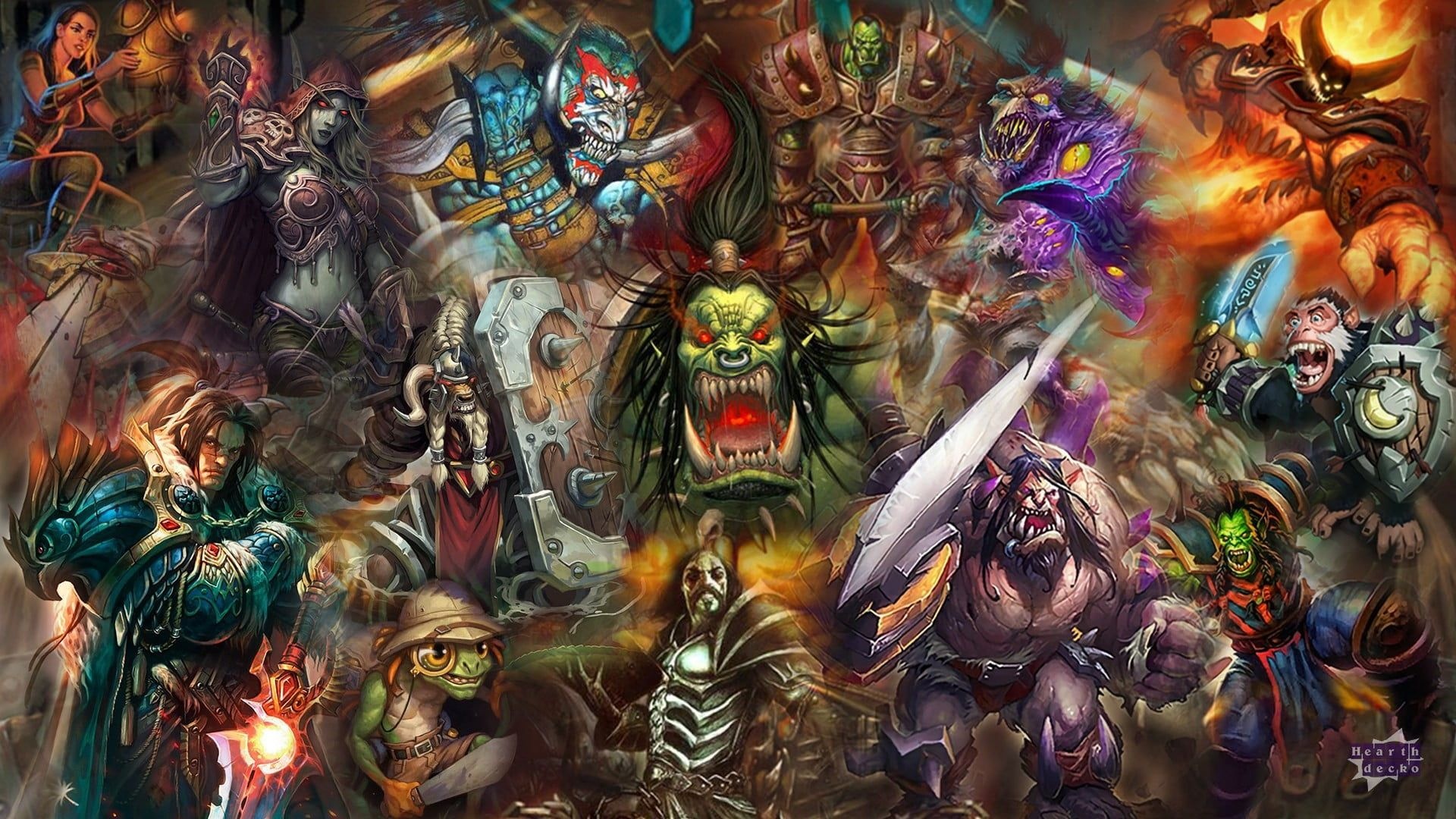 Horde, World of Warcraft, Majestic creatures, Warrior power, 1920x1080 Full HD Desktop