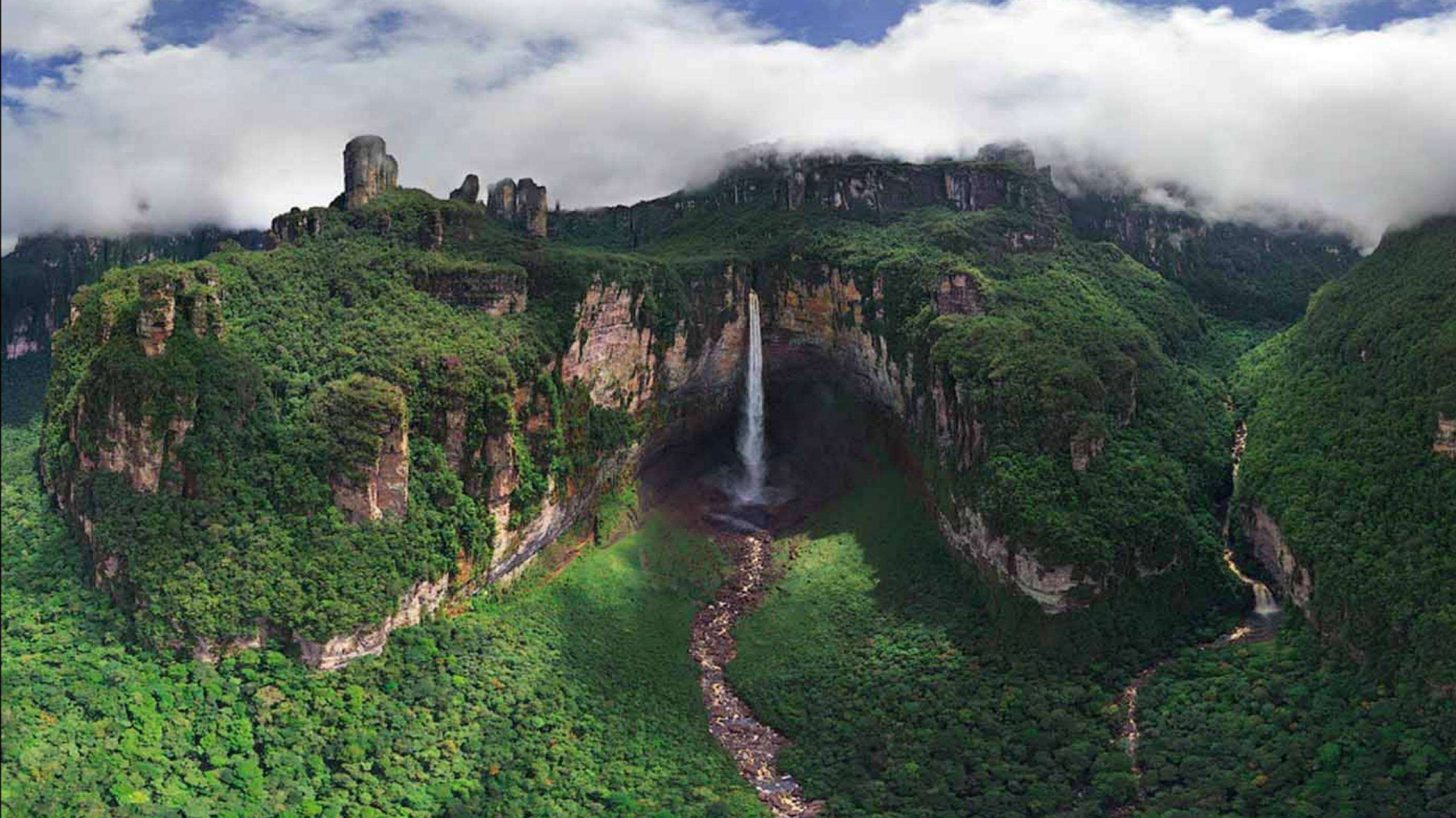 Venezuela, Angel Falls wallpaper, HD for phone, 2560x1440 HD Desktop