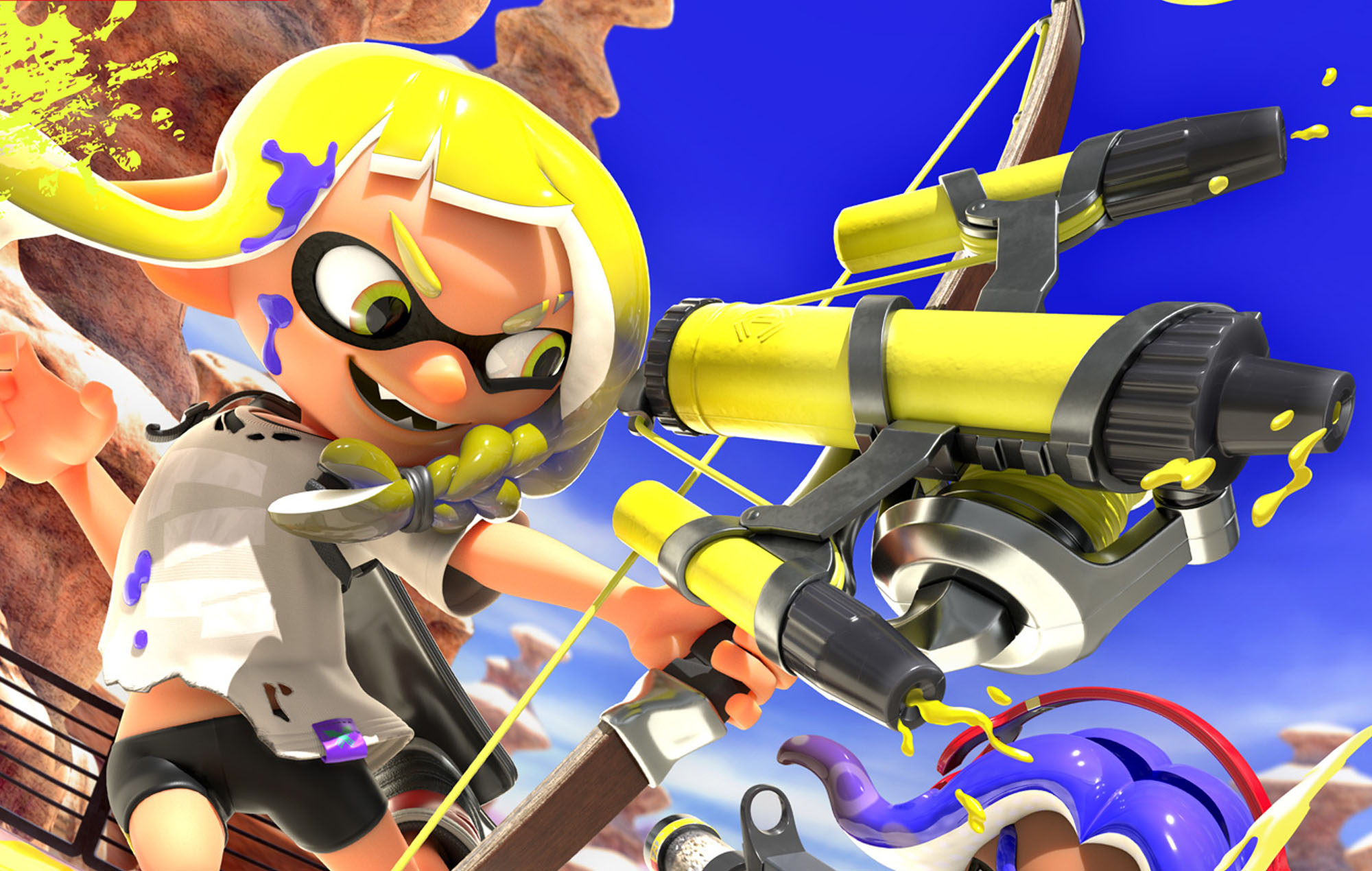 Splatoon 3: A shooter, First announced in a Nintendo Direct on February 17th, 2021. 2000x1270 HD Wallpaper.