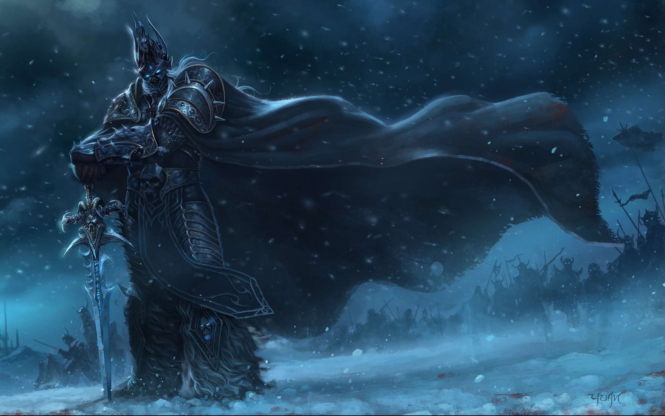 Lich King, World of Warcraft, Wrath of the Lich King wallpapers, 2560x1600 HD Desktop