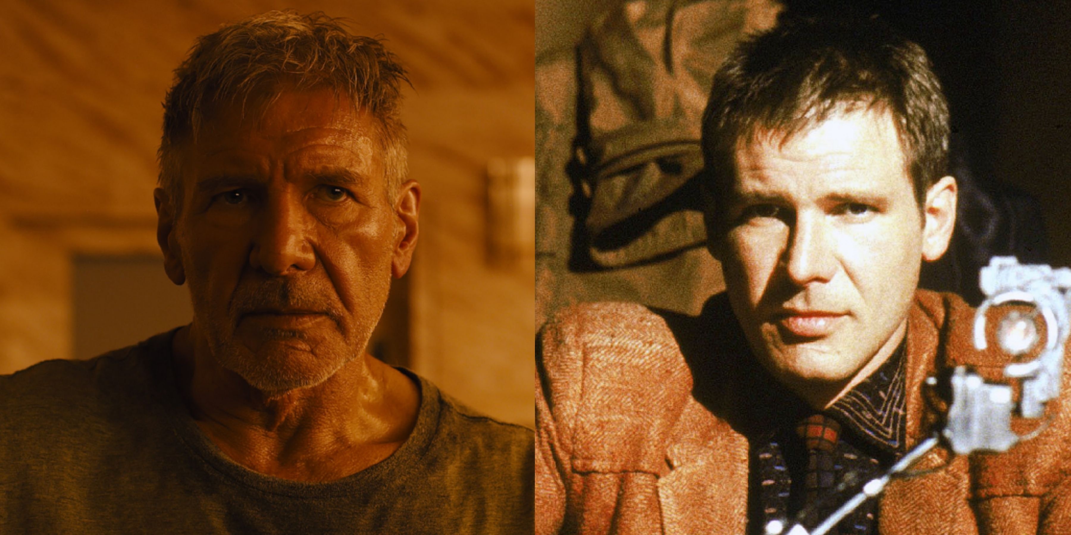 Rick Deckard, Blade Runner, Movie character, Replicant truth, 3600x1800 Dual Screen Desktop