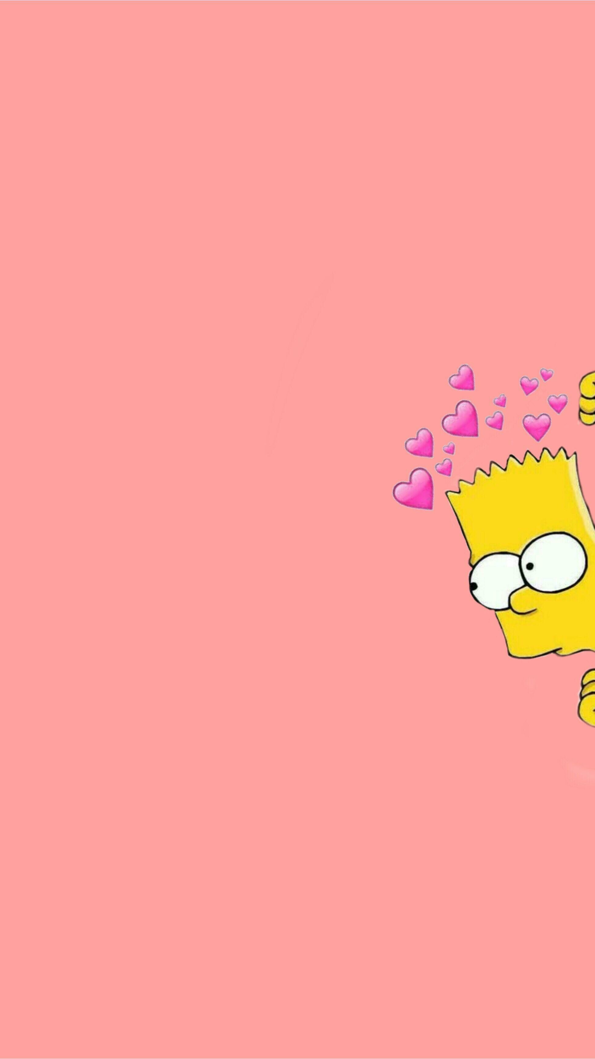 The Simpsons: Bart, the only son of Homer and Marge, and the older brother of Lisa and Maggie. 1950x3470 HD Background.