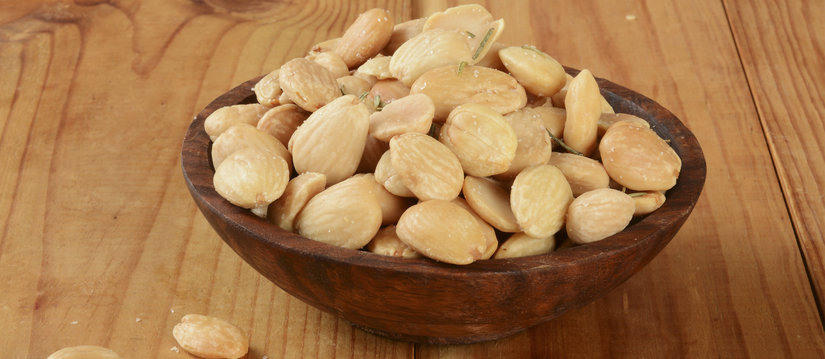 Local almonds, Spanish delicacy, Grown in Spain, Nutty goodness, 2800x1220 Dual Screen Desktop