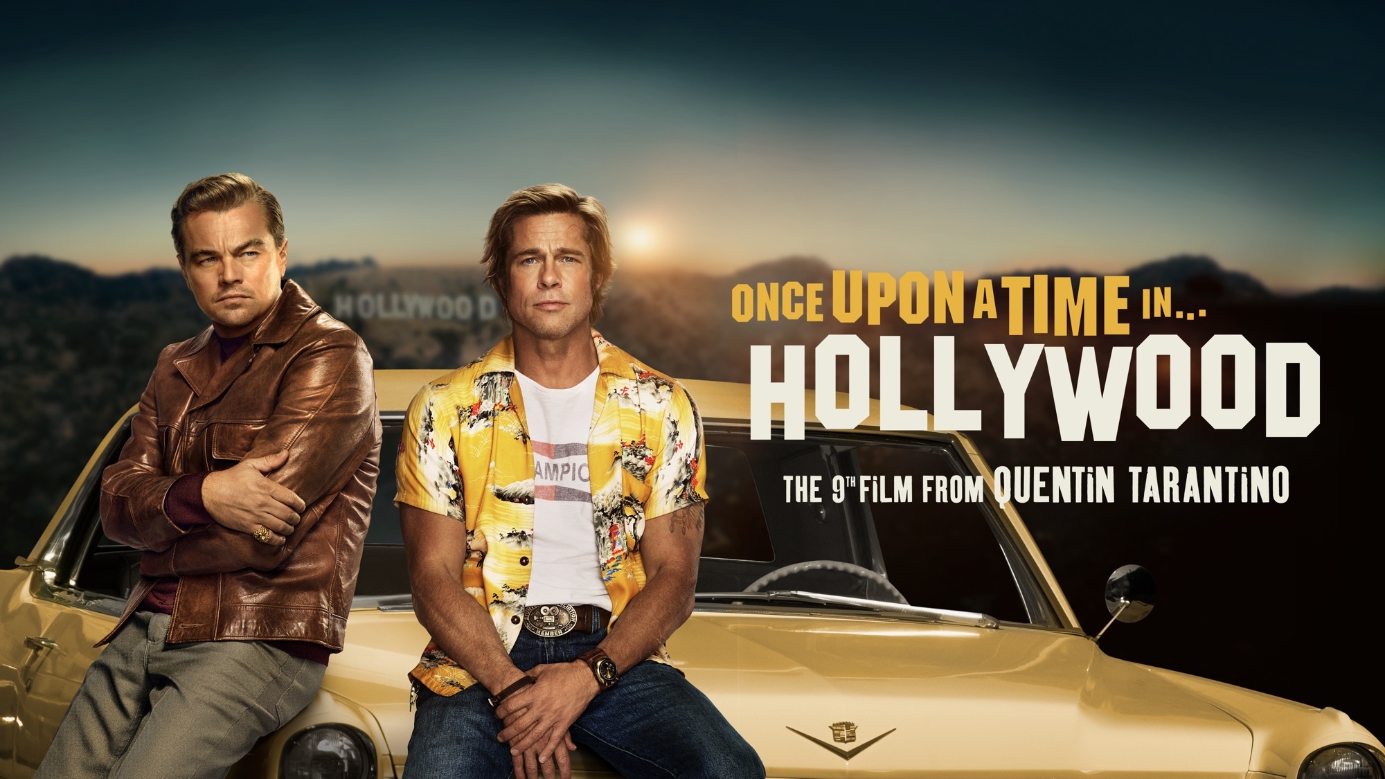 Once Upon a Time in Hollywood, Movie wallpapers, Hollywood movie, Film backgrounds, 2000x1130 HD Desktop