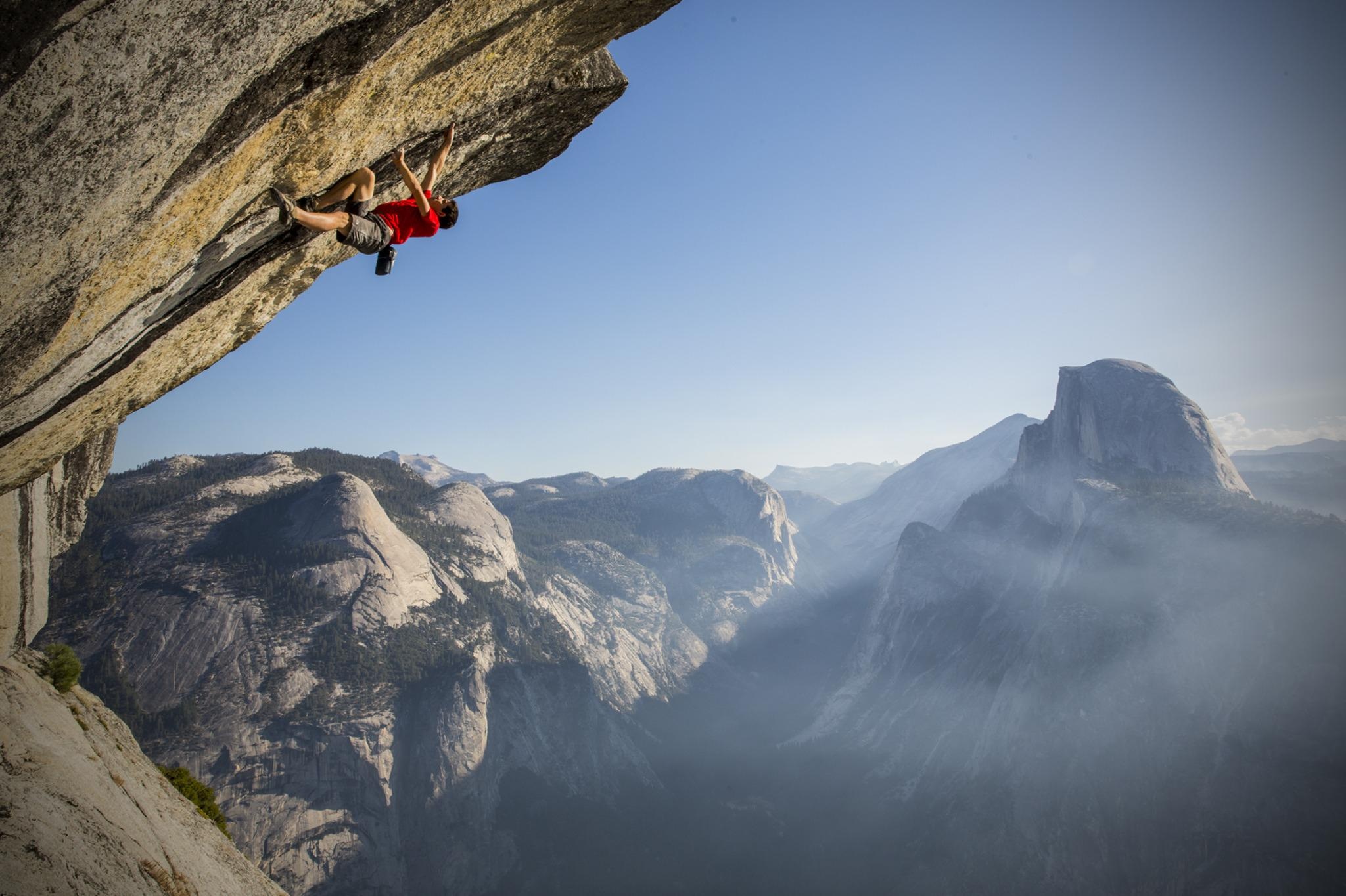 Free solo climbing, Fearless athletes, Gripping heights, Thrilling challenges, 2050x1370 HD Desktop
