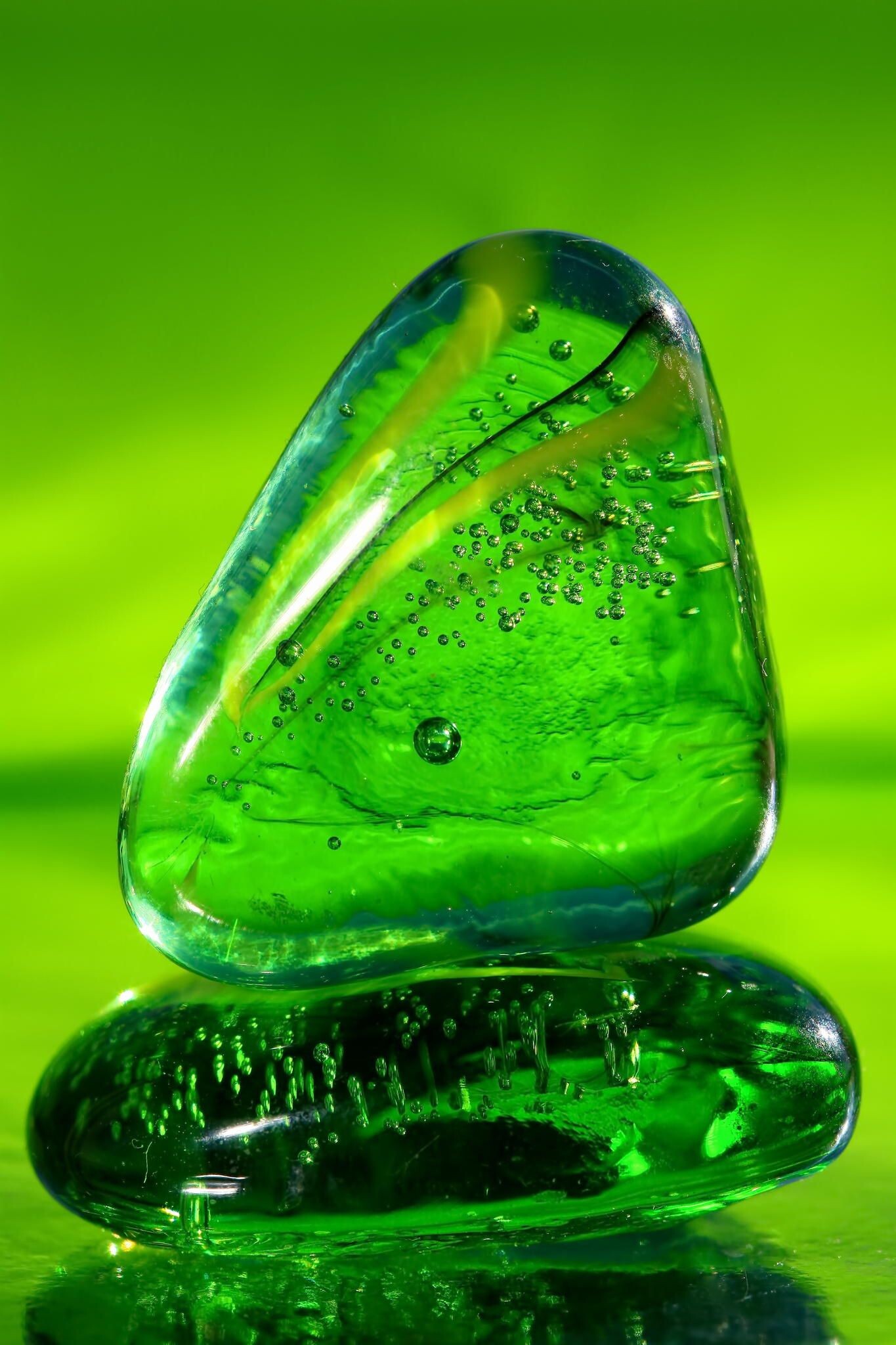 Go Green: Aesthetic, Untouched natural beauty, Transparent material, Glass. 1370x2050 HD Background.