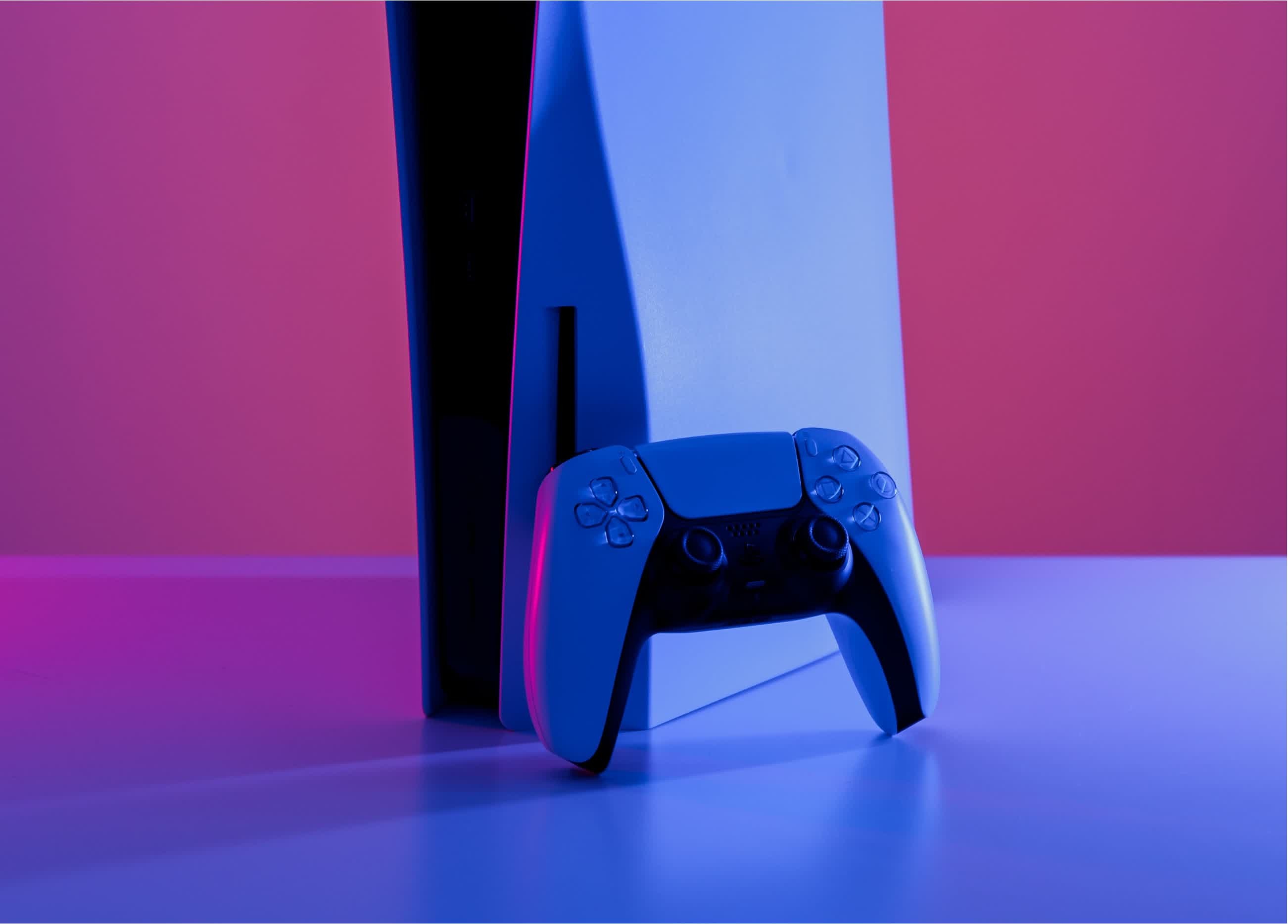 The PlayStation: PS5, The DualSense wireless controller. 2610x1870 HD Wallpaper.