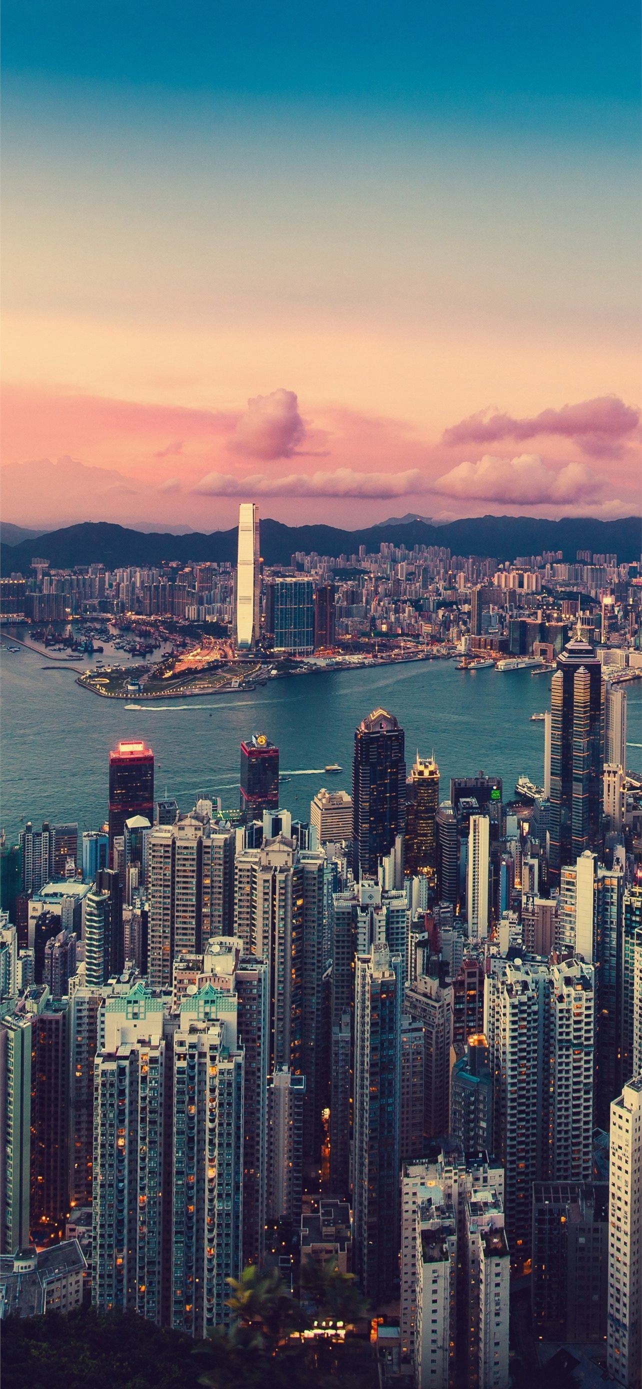 Hong Kong, iPhone wallpapers, HD wallpapers, 1290x2780 HD Phone