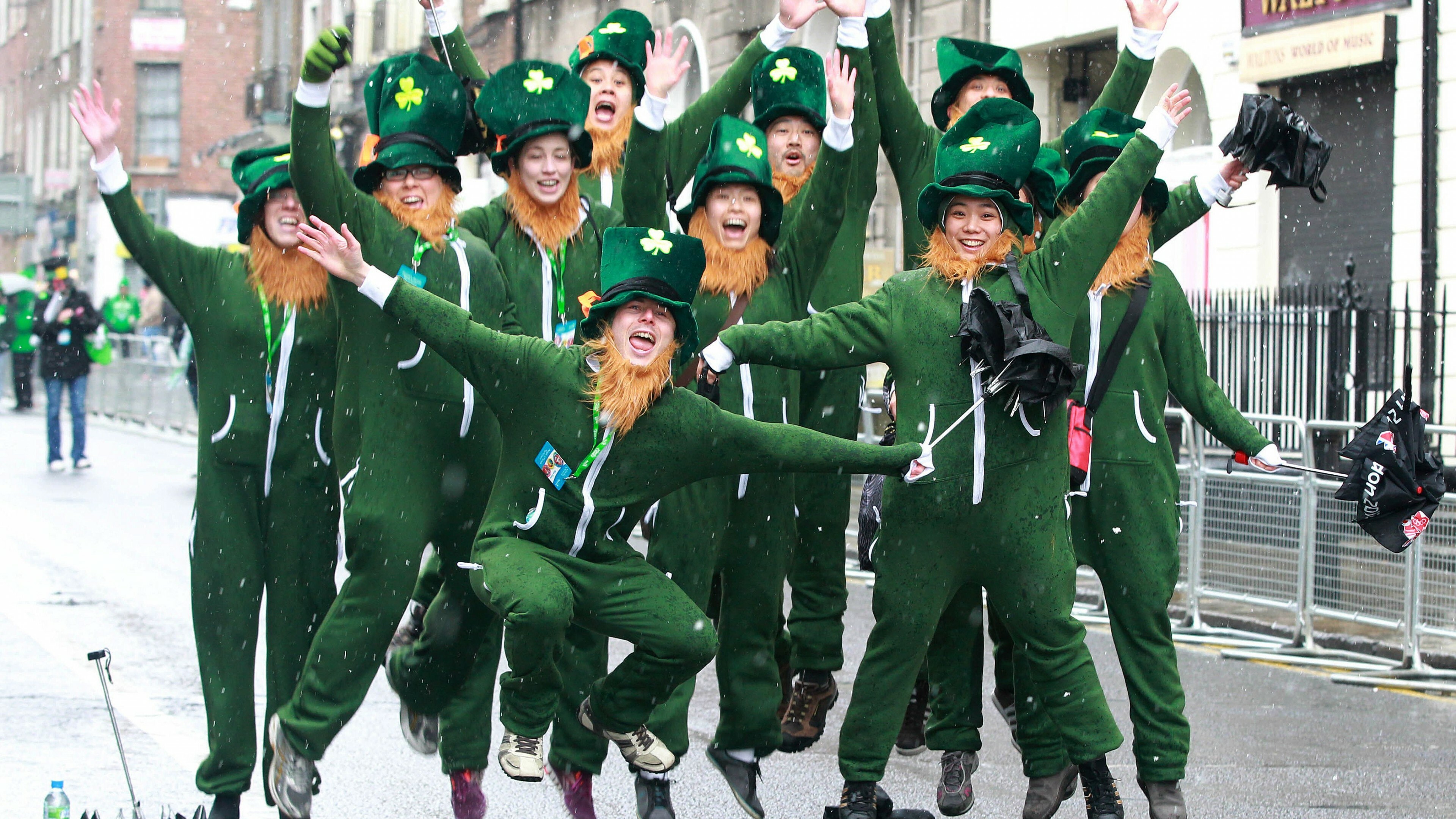Saint Patrick's Day: Ireland, Festival, Green, Holiday. 3840x2160 4K Wallpaper.