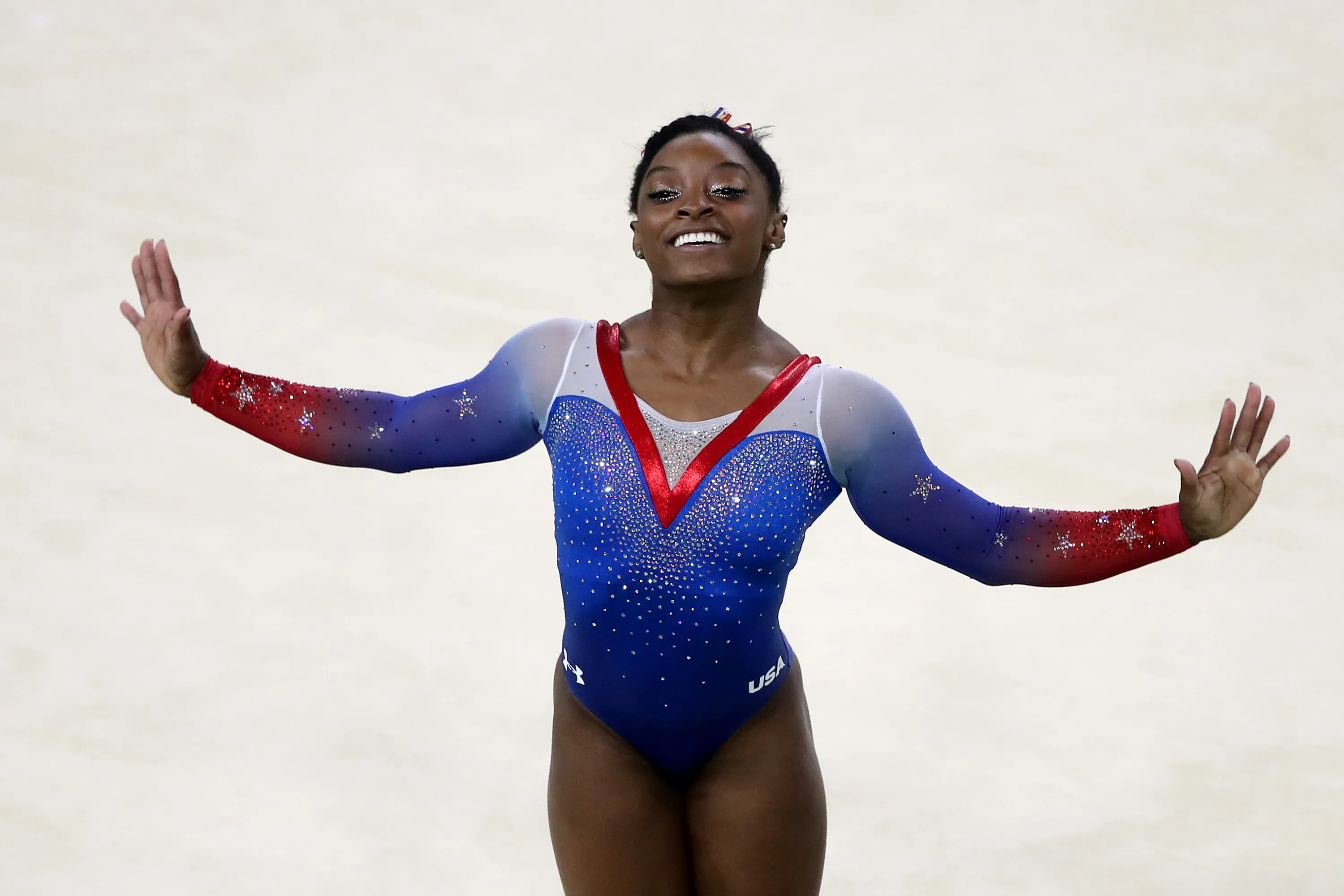 Acrobatic Gymnastics: Simone Biles, The 2020 Tokyo Summer Olympics bronze medalist. 3000x2000 HD Background.