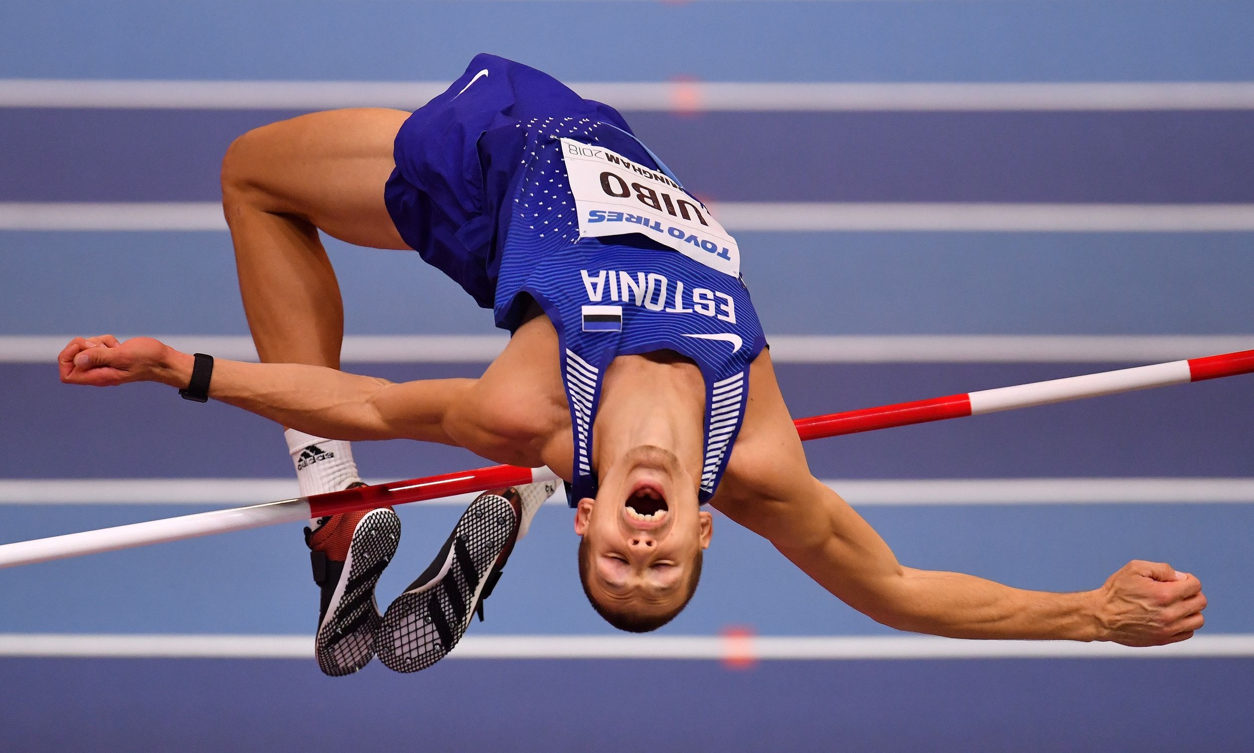 High Jump: Athletics competition in which athletes try to jump as high as possible, Team Estonia. 2500x1510 HD Wallpaper.
