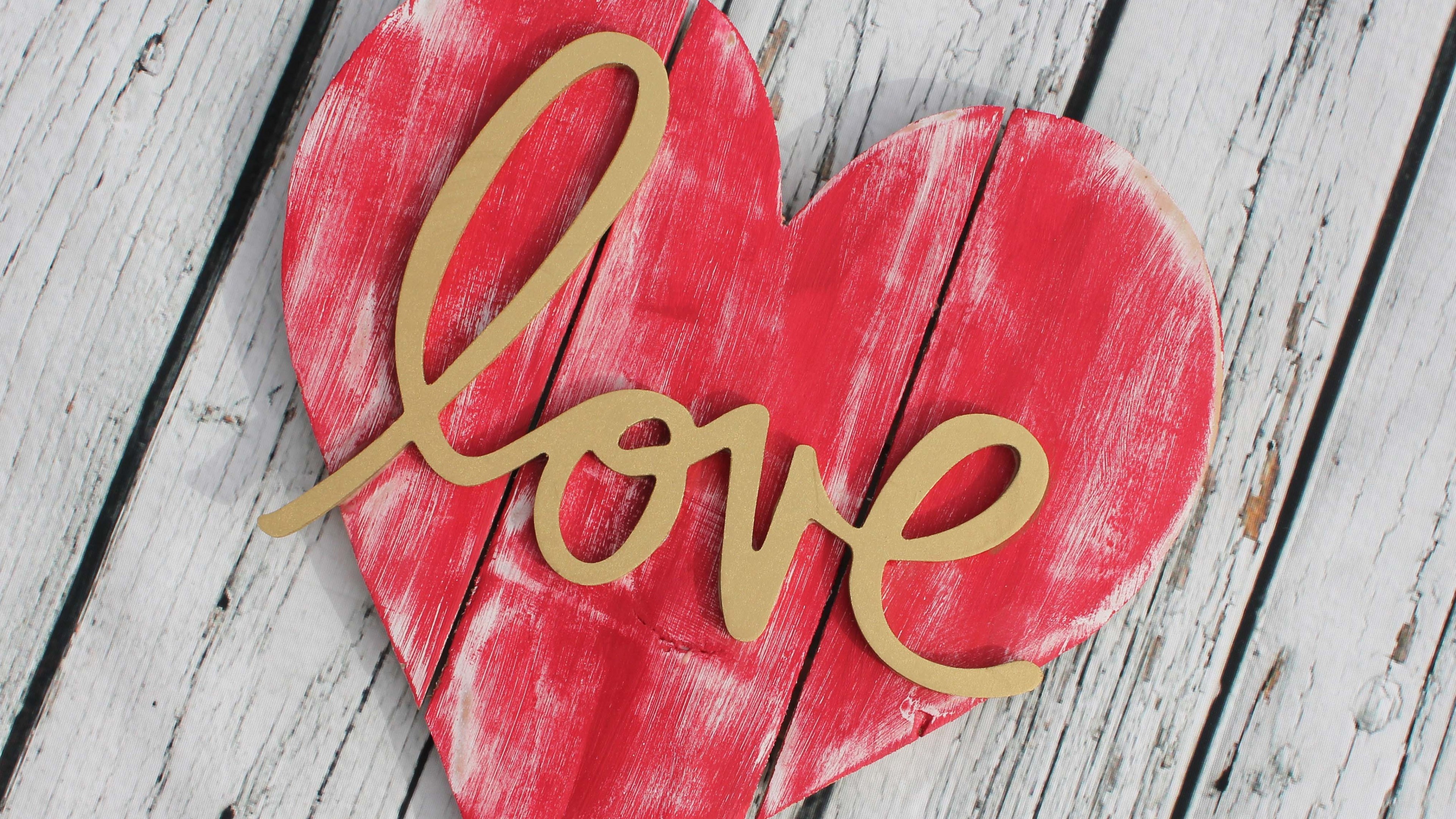 Wallpaper Valentine's Day, love image, heart, 4k, Holidays #17509 3840x2160