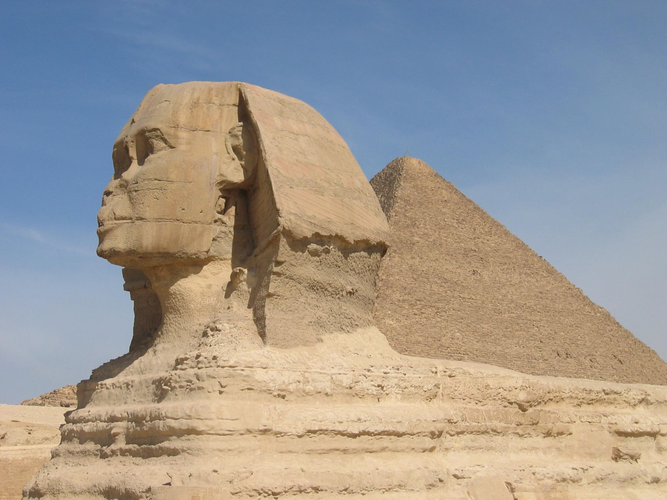 Egypt landscape, sphinxes, pyramid, mobile, 2280x1710 HD Desktop